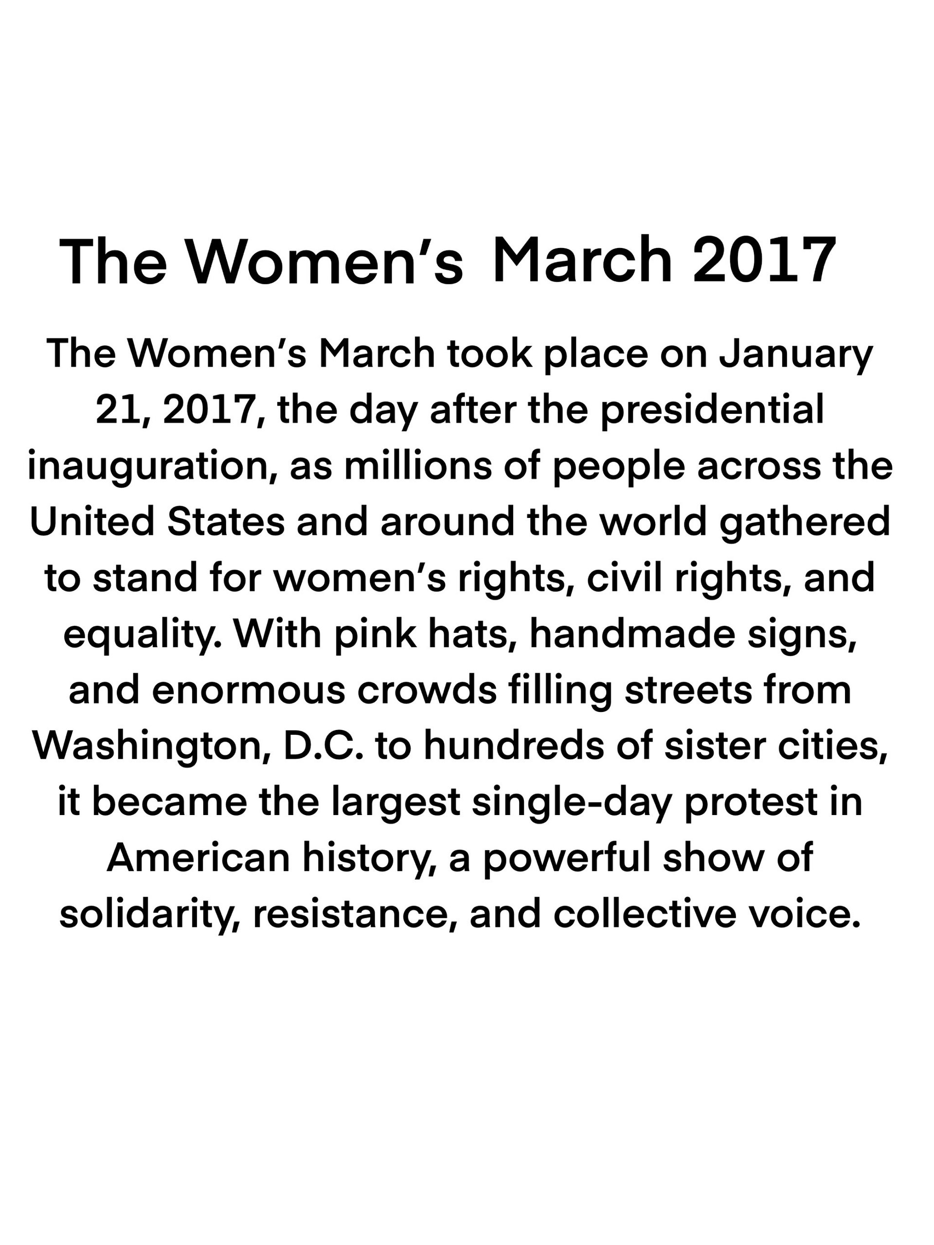 2017 Women's March Commemorative Ceramic Mug product image (5)