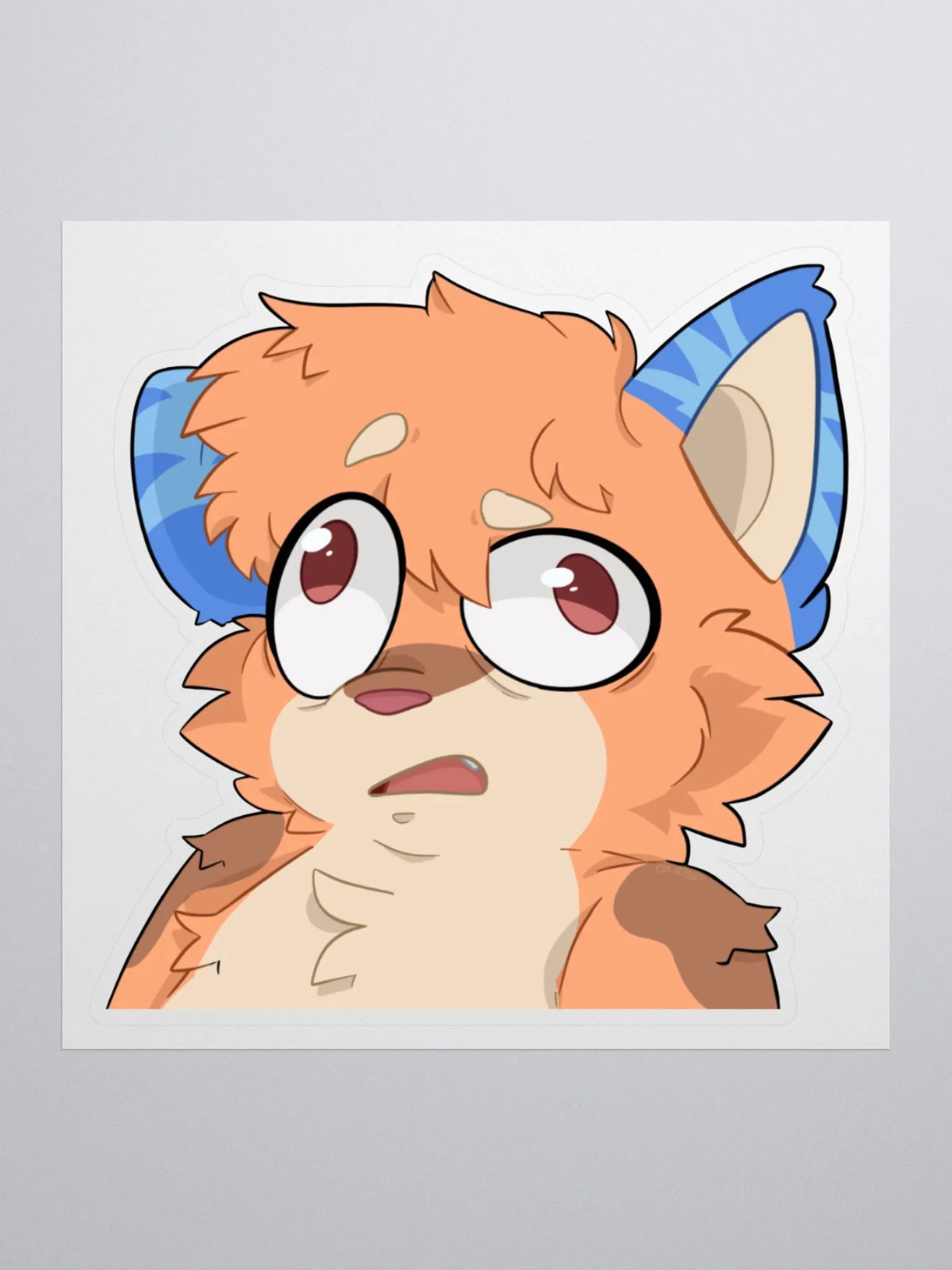 Confused Fluff Stickers product image (1)