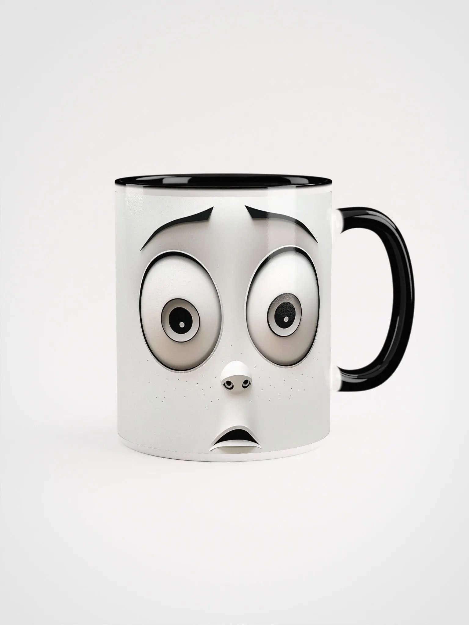 Surprised Eyes Ceramic Mug product image (2)