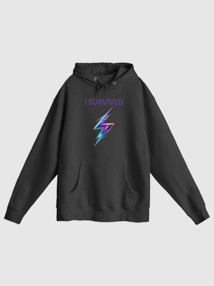 I SURVIVED Lightning Bolt Premium Hoodie product image (1)
