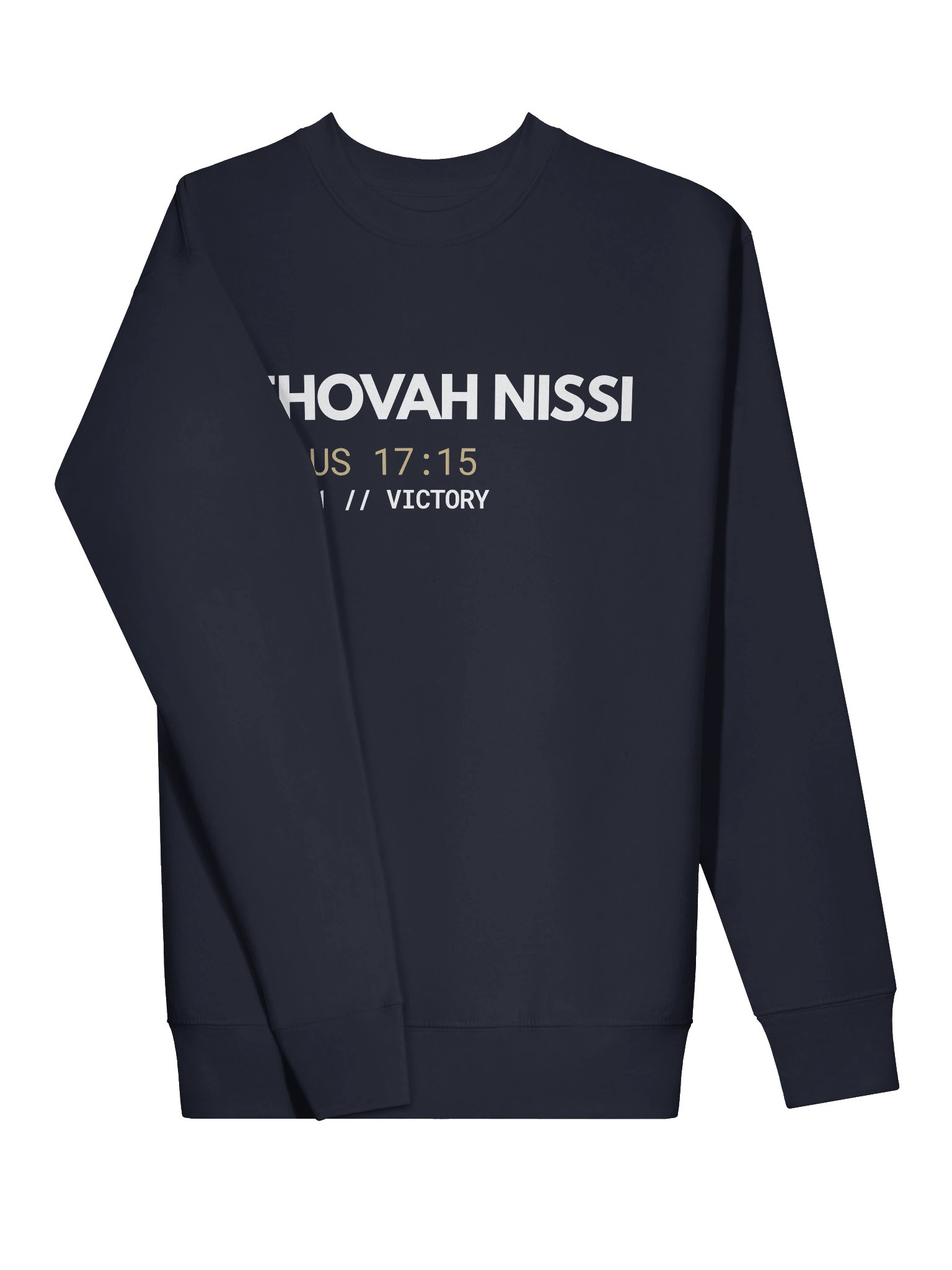 Jehovah Nissi "Victory Standard" Heavyweight Crewneck product image (8)