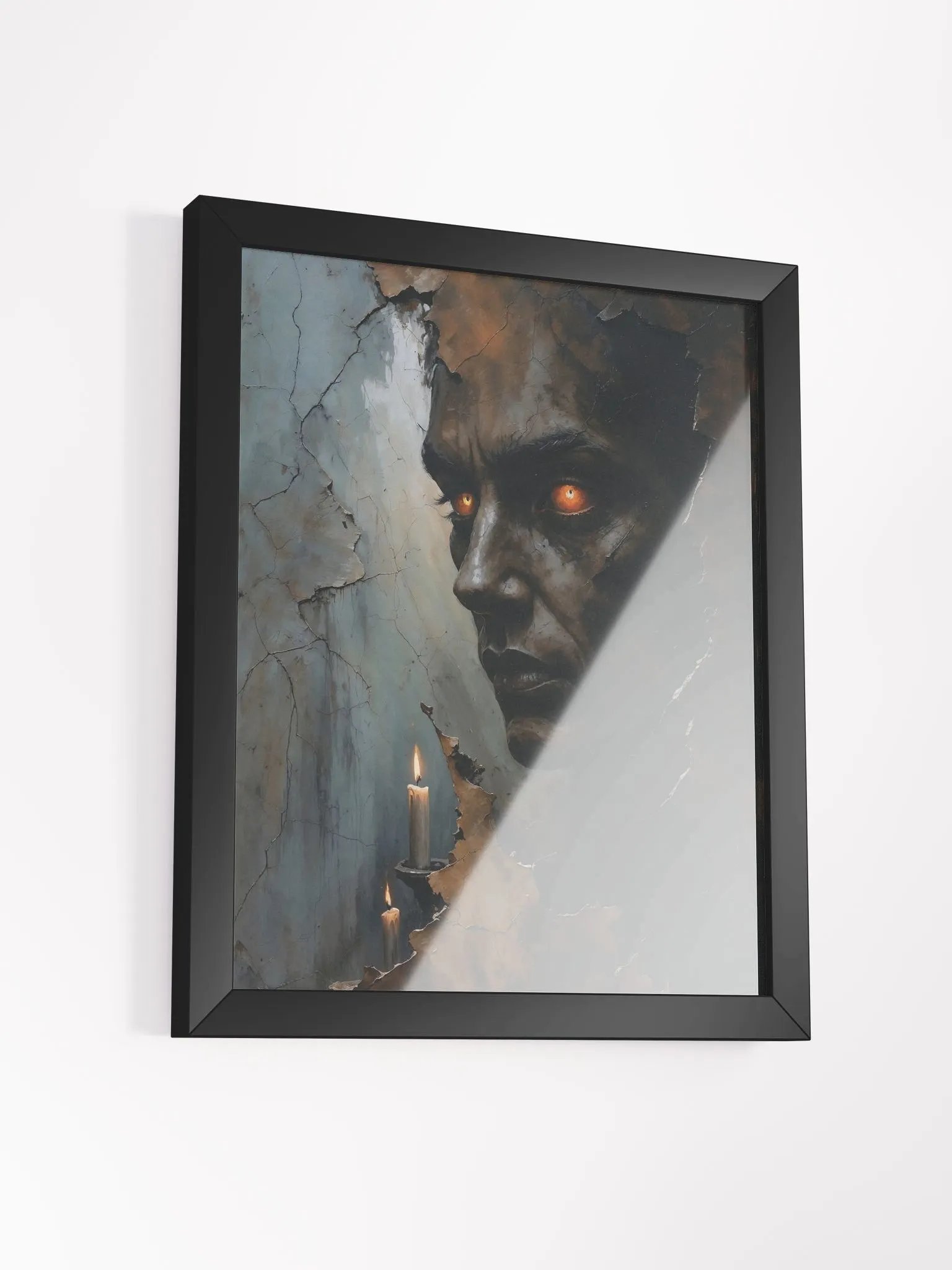 Intense Twilight Eyes Framed Print product image (14)