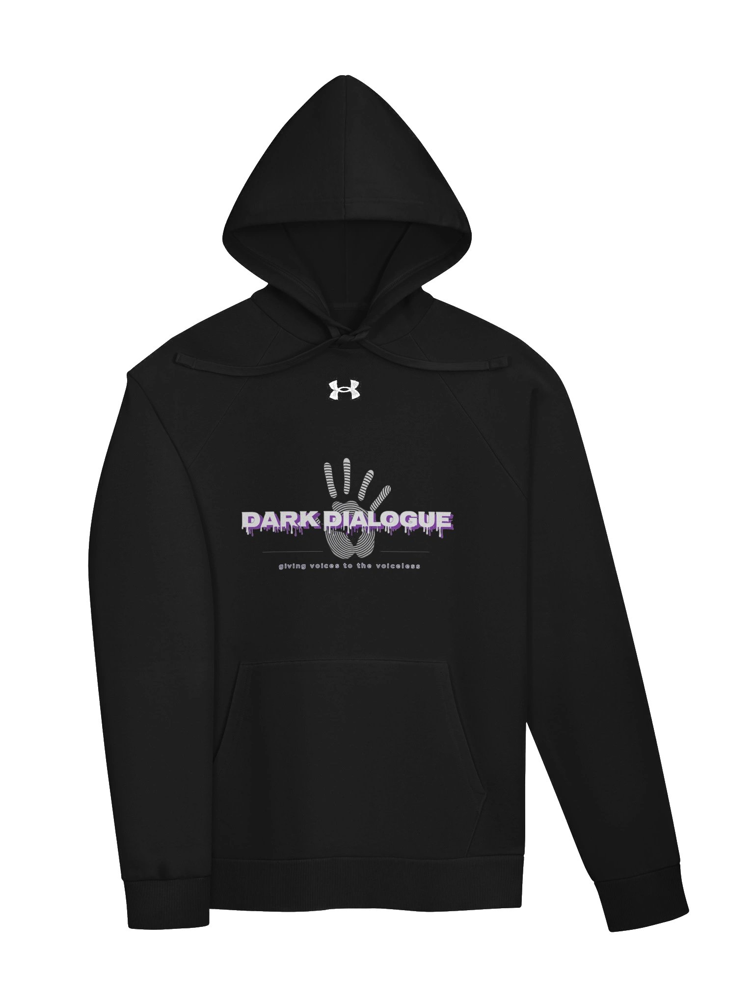 Dark Dialogue Performance Hoodie – Official Logo Edition product image (3)