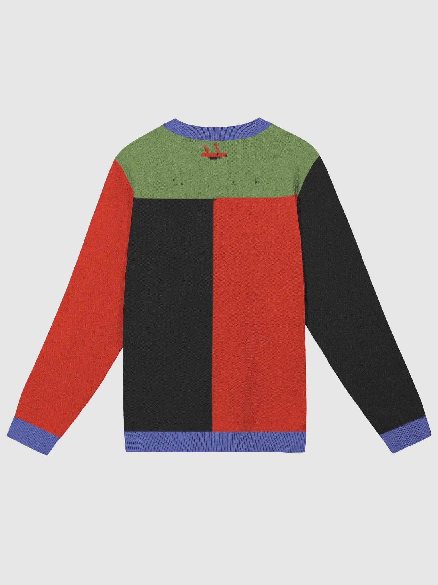 Long Shirt Haiti flag black and red product image (2)