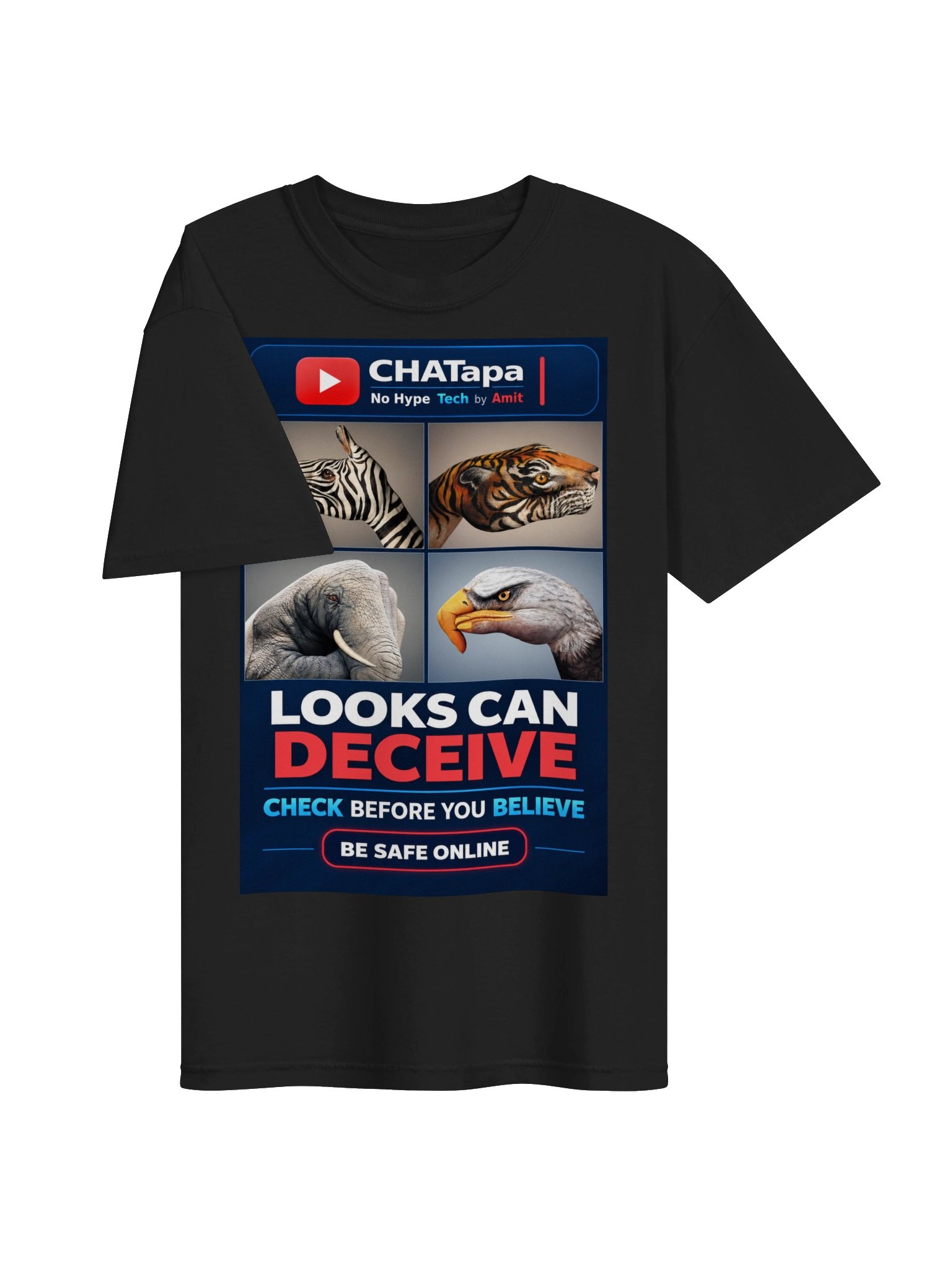 CHATapa “Looks Can Deceive” Safety Tee product image (17)