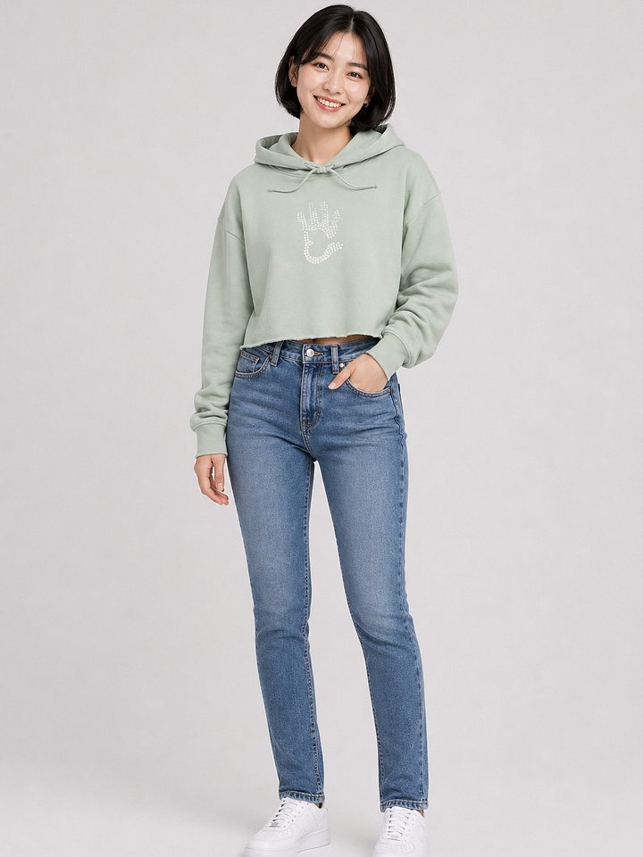 PREMIUM WOMEN’S HOODIE, LOVE product image (1)
