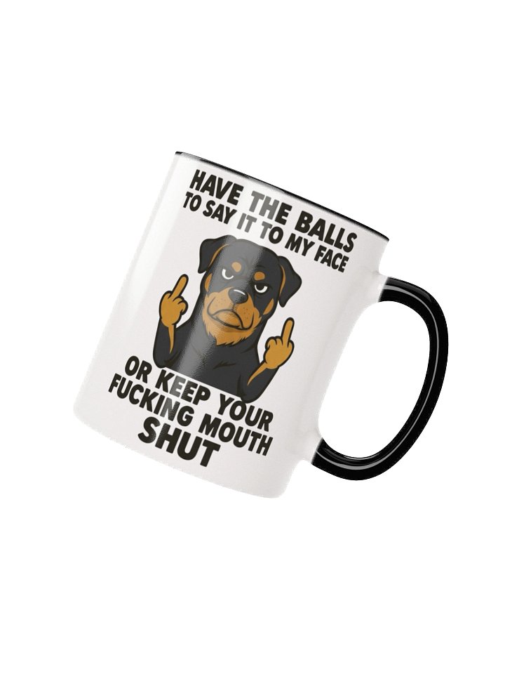Rottweiler Middle Finger Ceramic Mug product image (12)