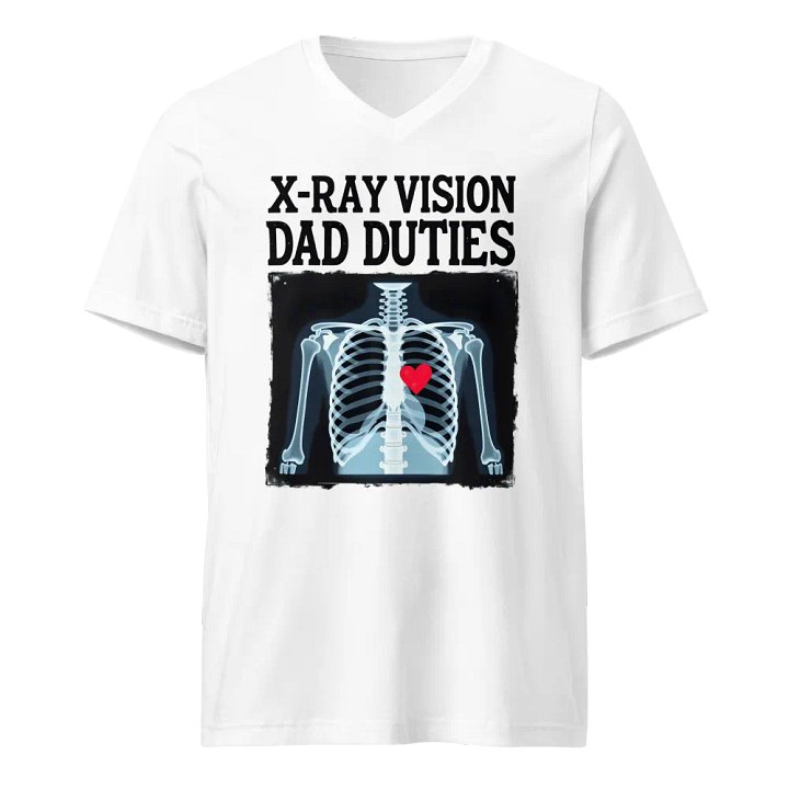 X-Ray Vision Dad Duties V-Neck Tee product image (1)