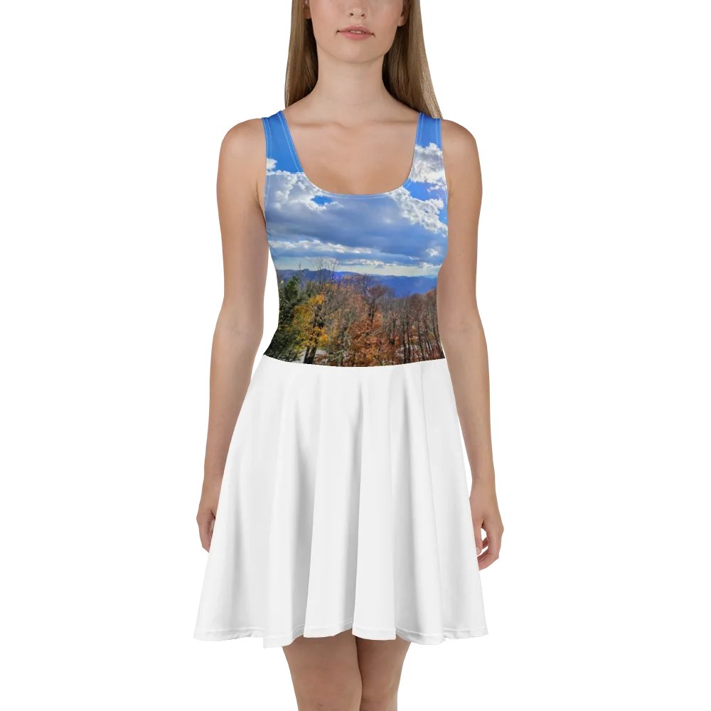 Autumn Skyline Skater Dress product image (1)