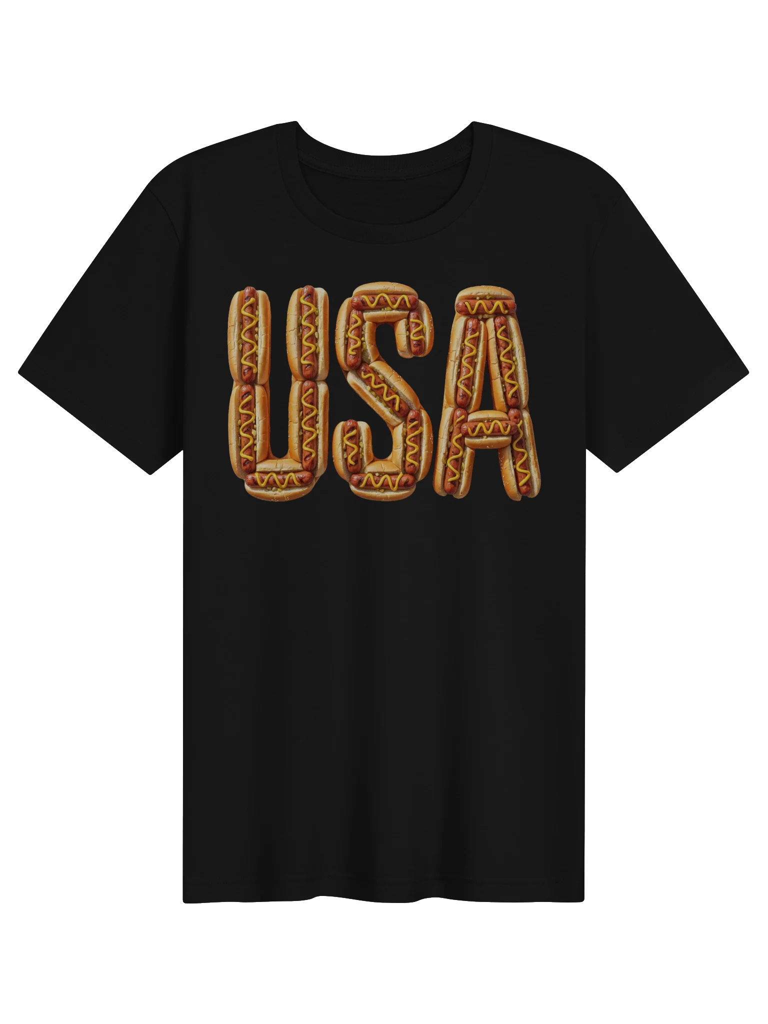 Hot Dog USA Tee | Patriotic USA T Shirt product image (61)