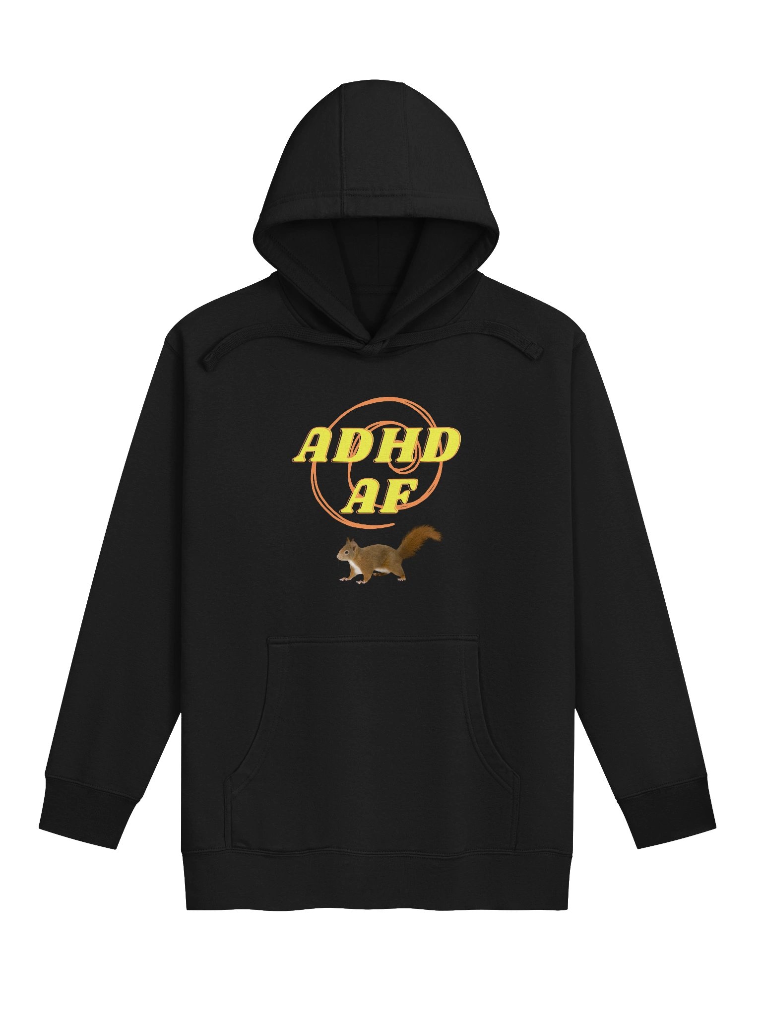 ADHD AF Orange Swirl Hoodie product image (2)