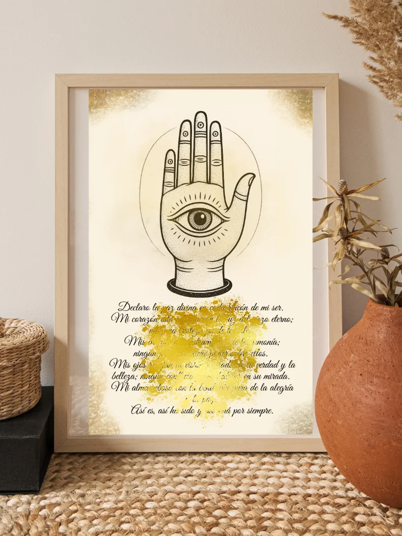 La Mano Sagrada del Ojo Protector - Arte Místico para la Paz Interior y la Protección Energética product image (4)