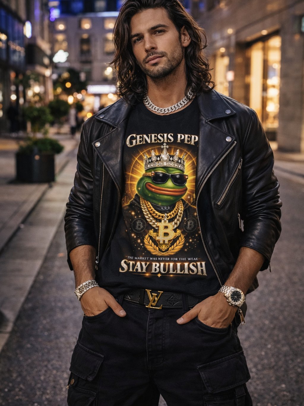 Limited Edition Drop - Bullish Genesis Pepe Tshirt product image (1)