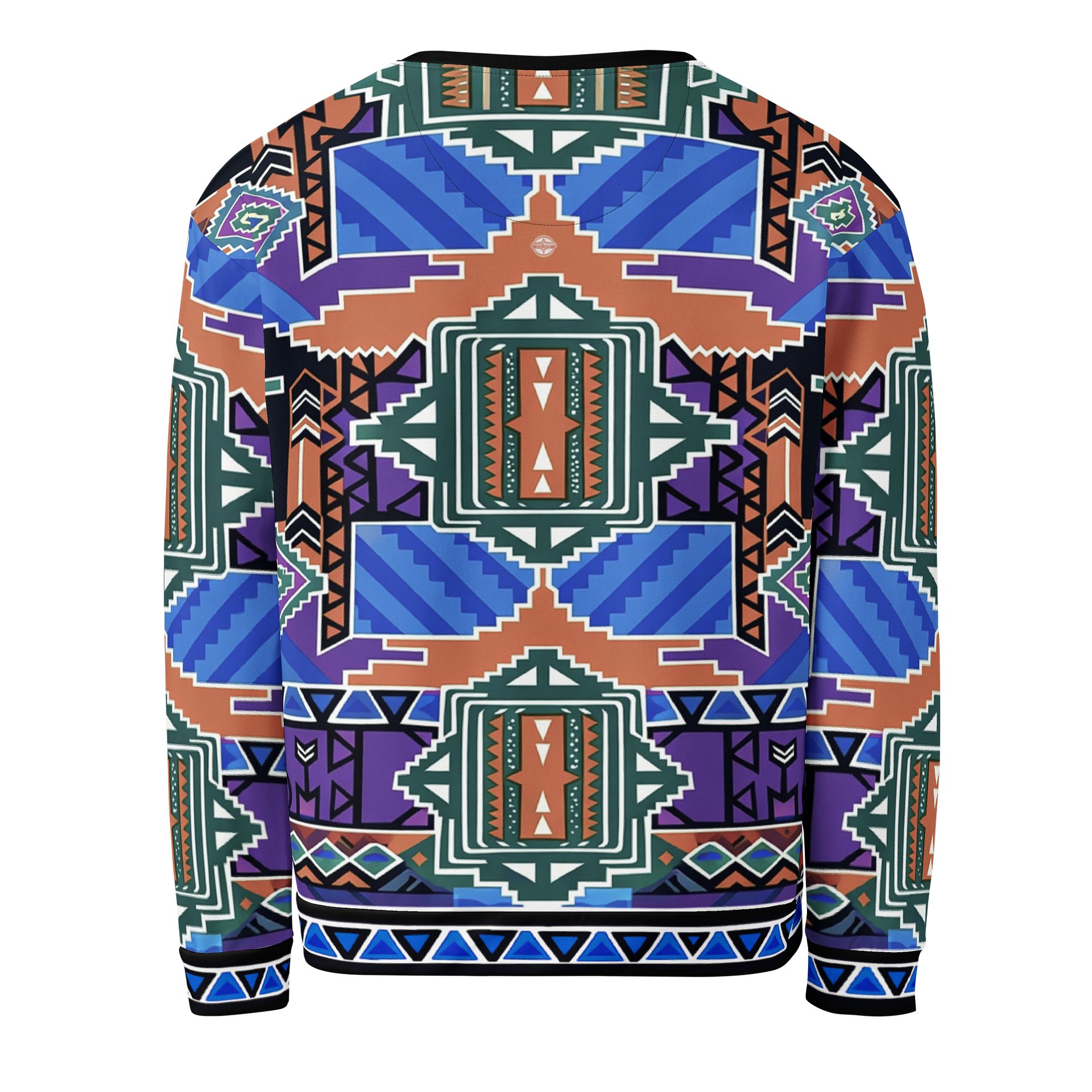 The 90s Aztec Blue/Purple Sweatshirt product image (2)