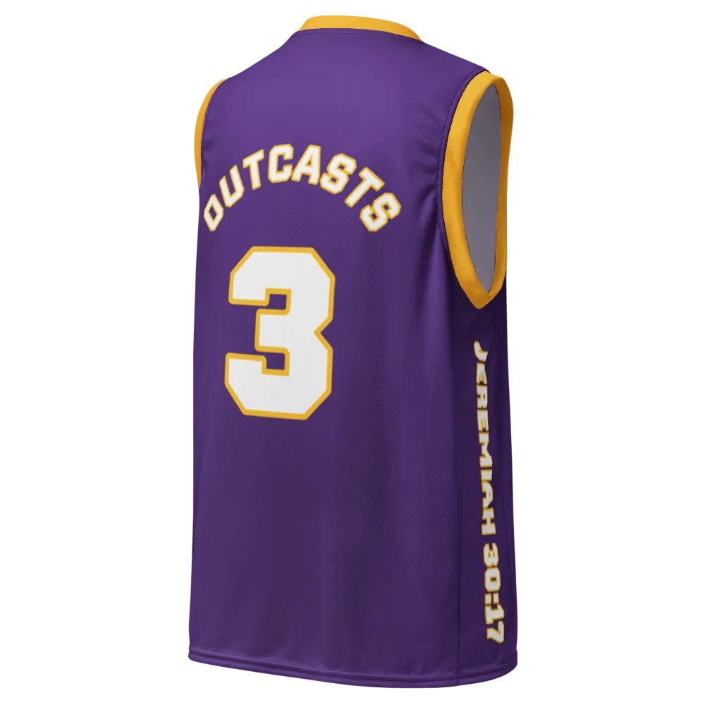 Outcasts Basketball Jersey Purple/Gold product image (6)