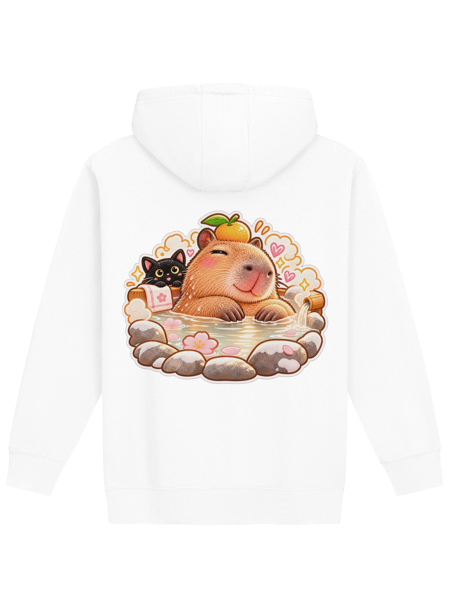 No Thoughts, Just Capybara Hoodie | CA-PY-BA-RA product image (2)