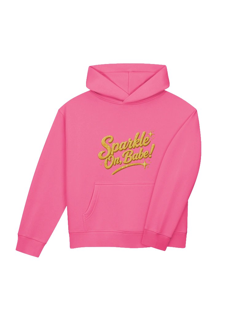Sparkle On, Babe! Pink Women's Hoodie | Bianca Sparkle Official Merch product image (8)