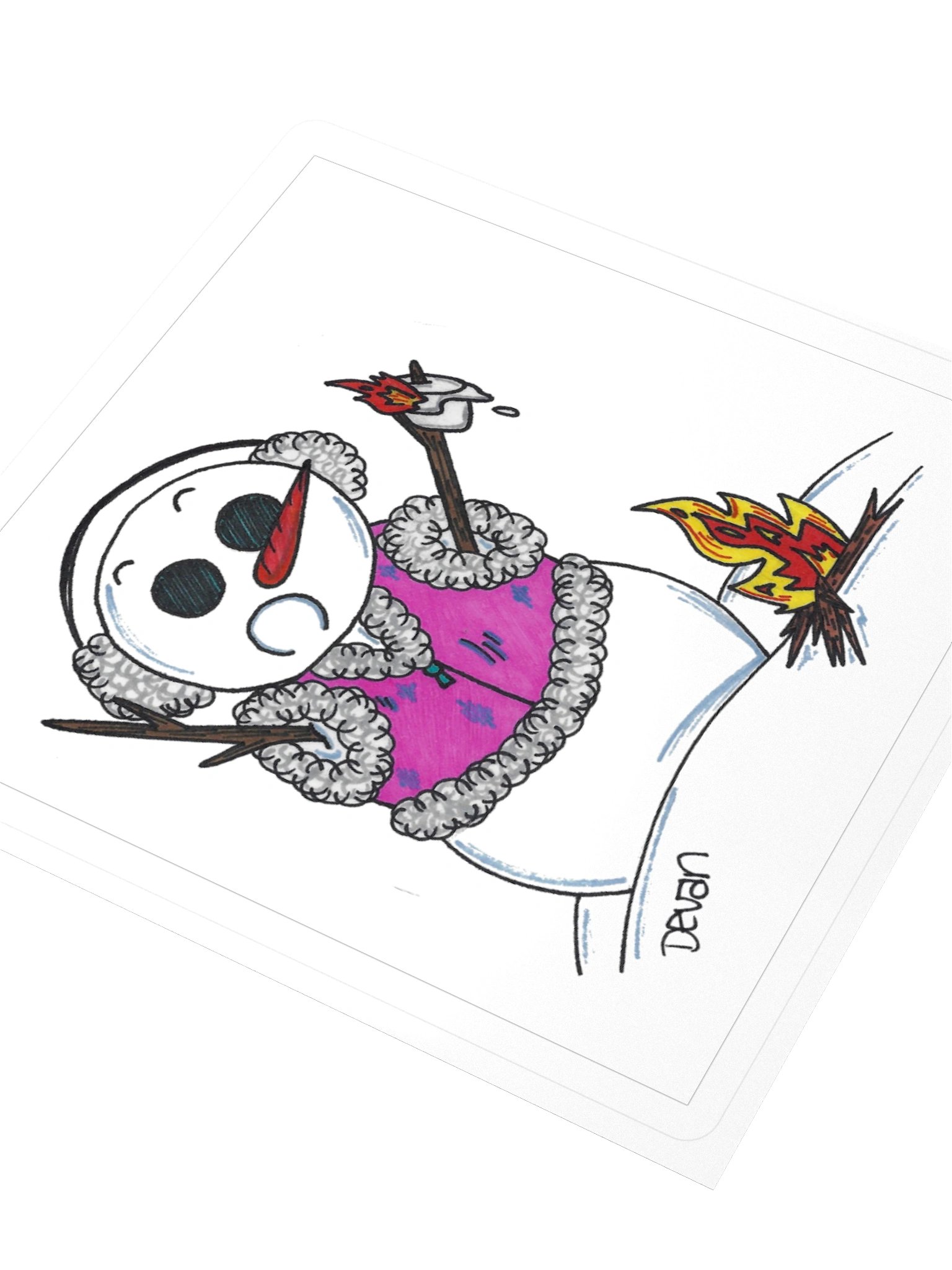 Snow Peeps: Marshmallow Sticker product image (3)