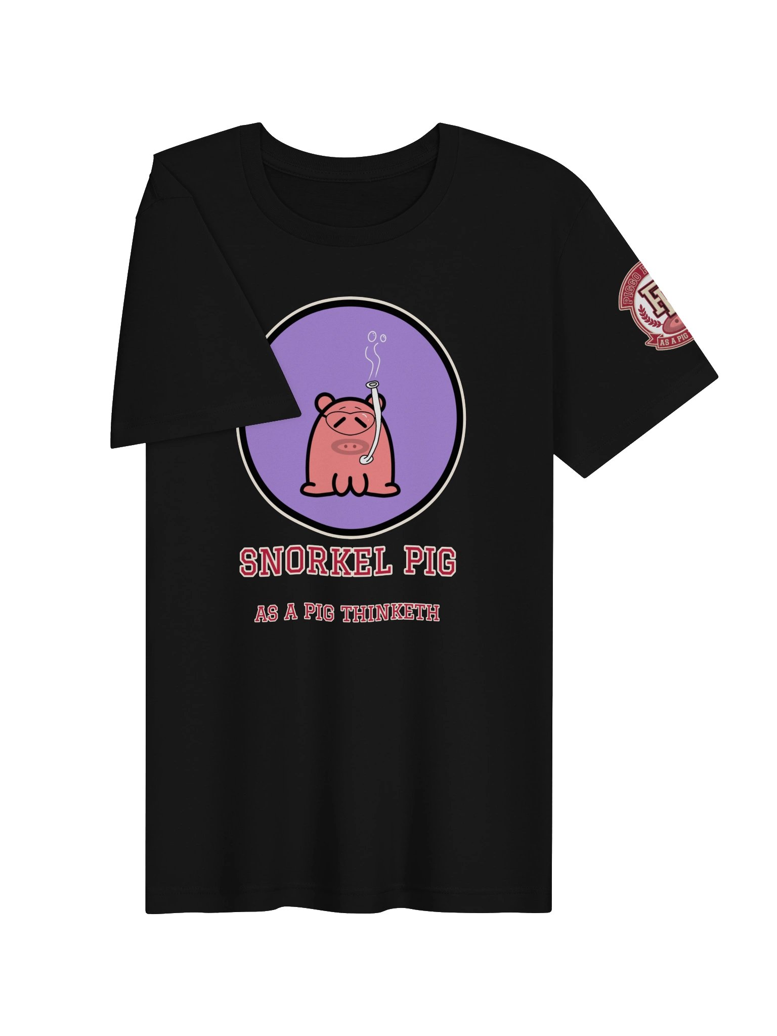 Snorkel Pig Tee | As a Pig Thinketh product image (3)
