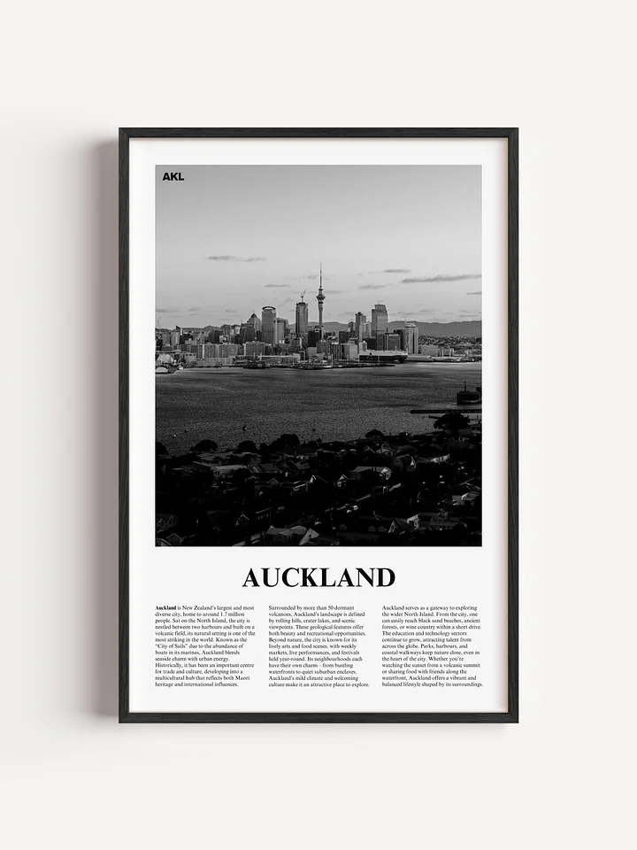 Auckland 01 Newspaper Poster product image (1)