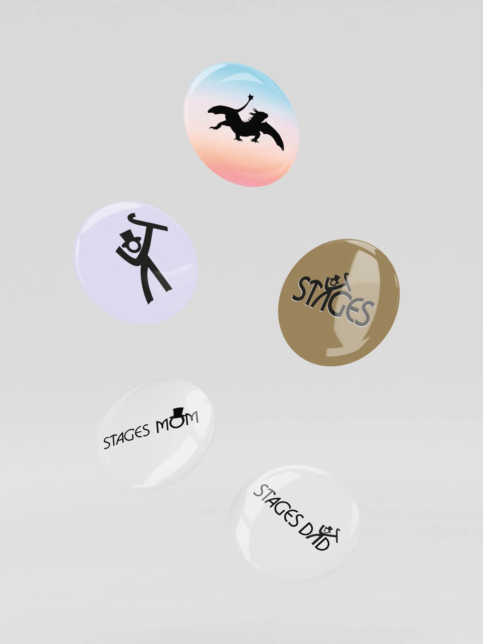 How to Train Your Dragon Jr. & Stages Pin Buttons product image (9)