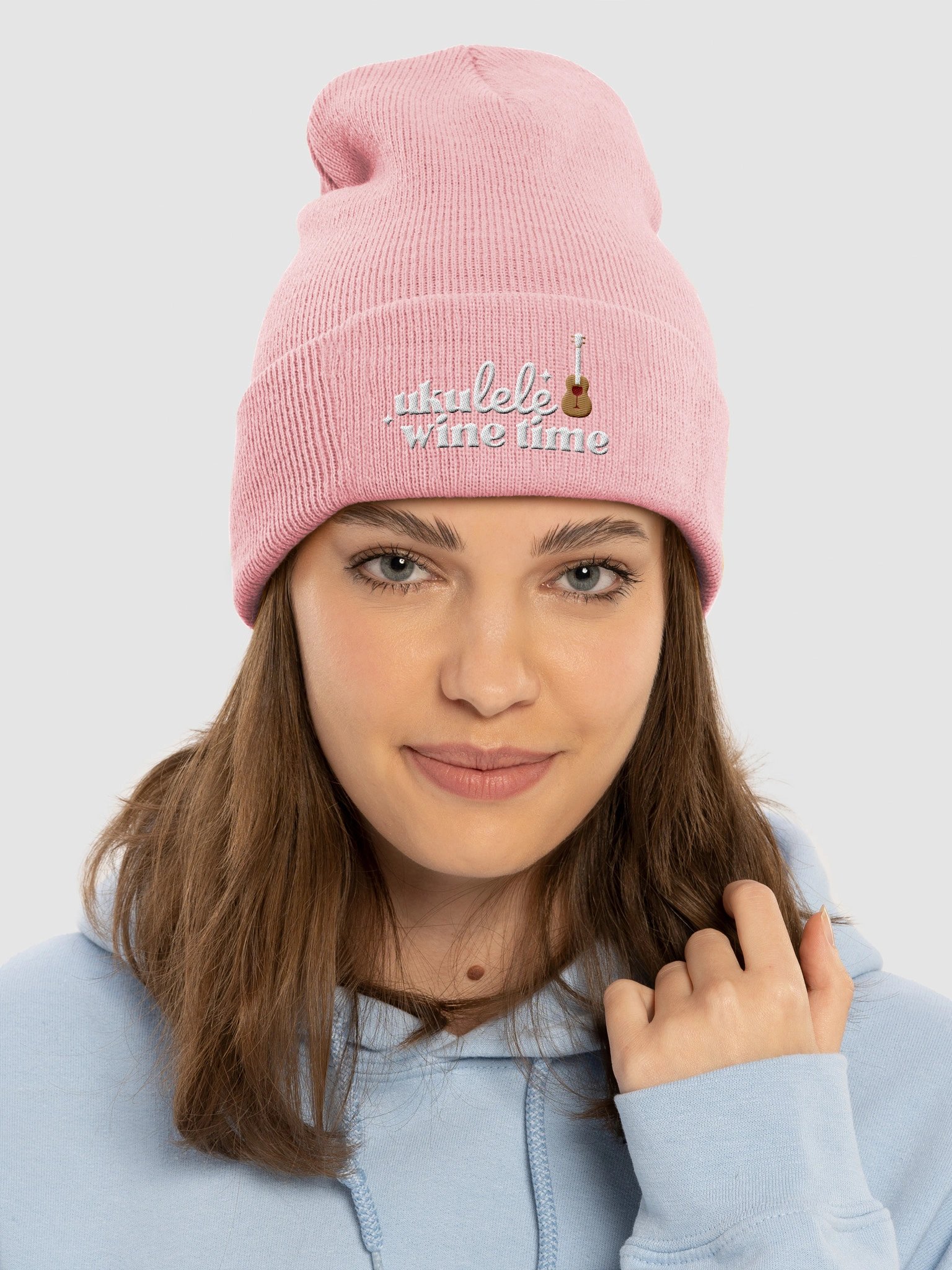 Ukulele Wine Time Beanie product image (8)