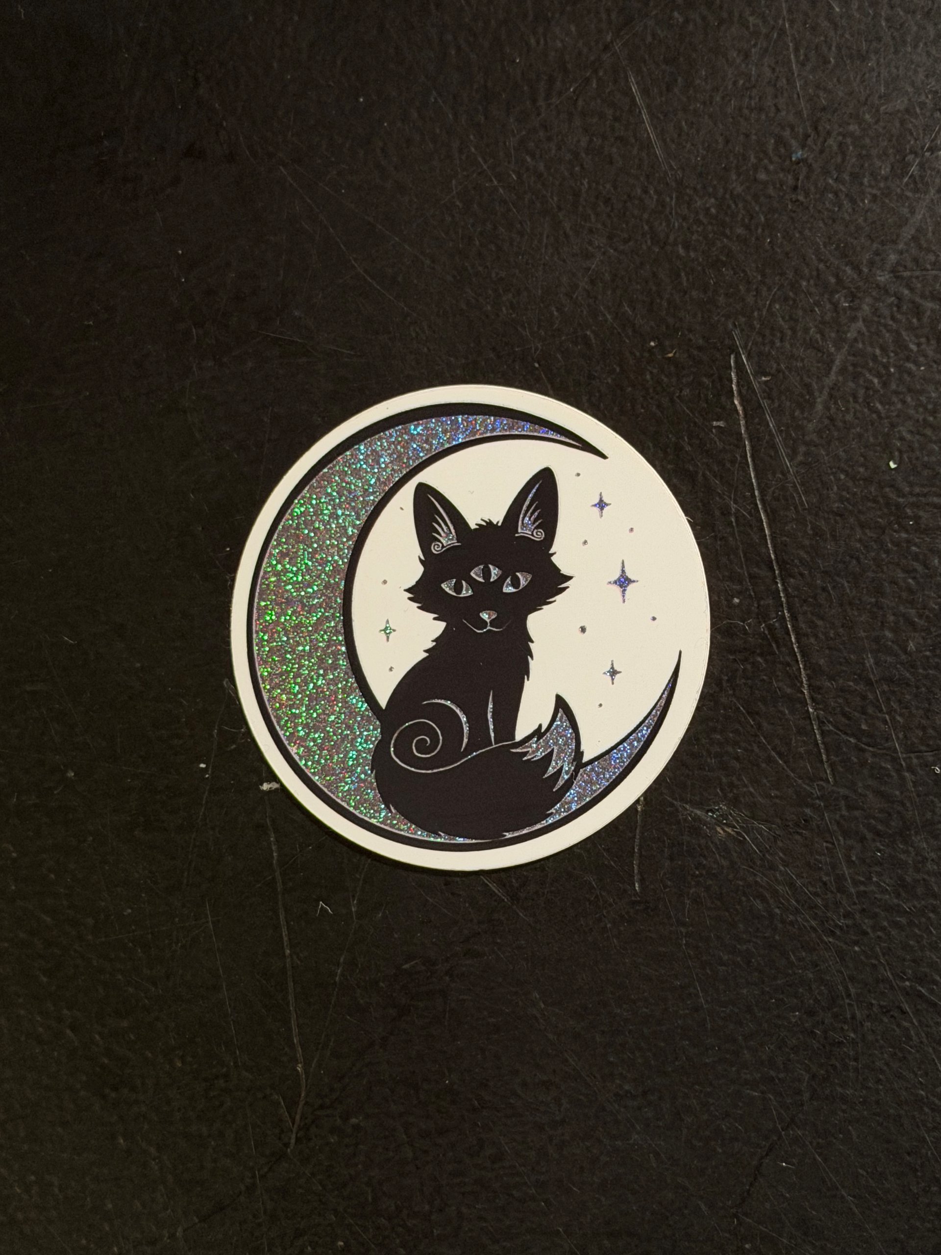Vulpecula ~ Moon Fox Sticker product image (1)