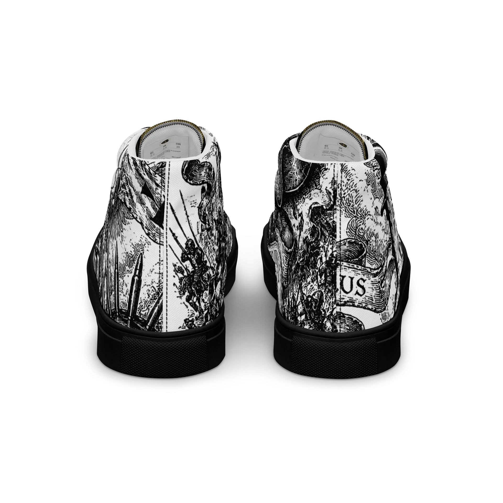 Gothic Deus Vult High Top CQC Kicks product image (4)