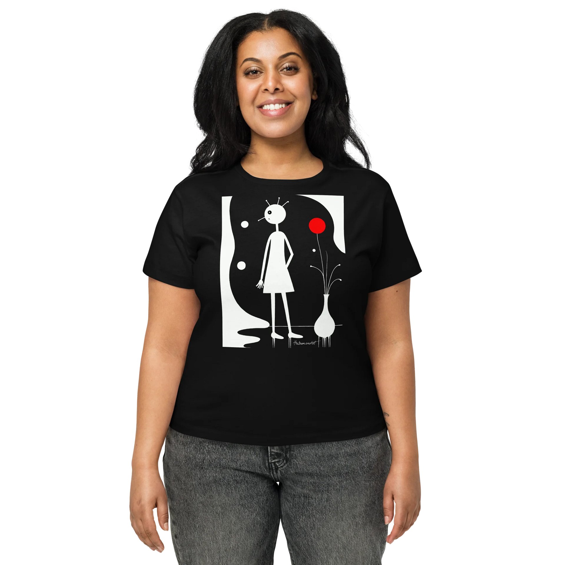 Cotton Heritage Women's High-Waisted Tee product image (1)