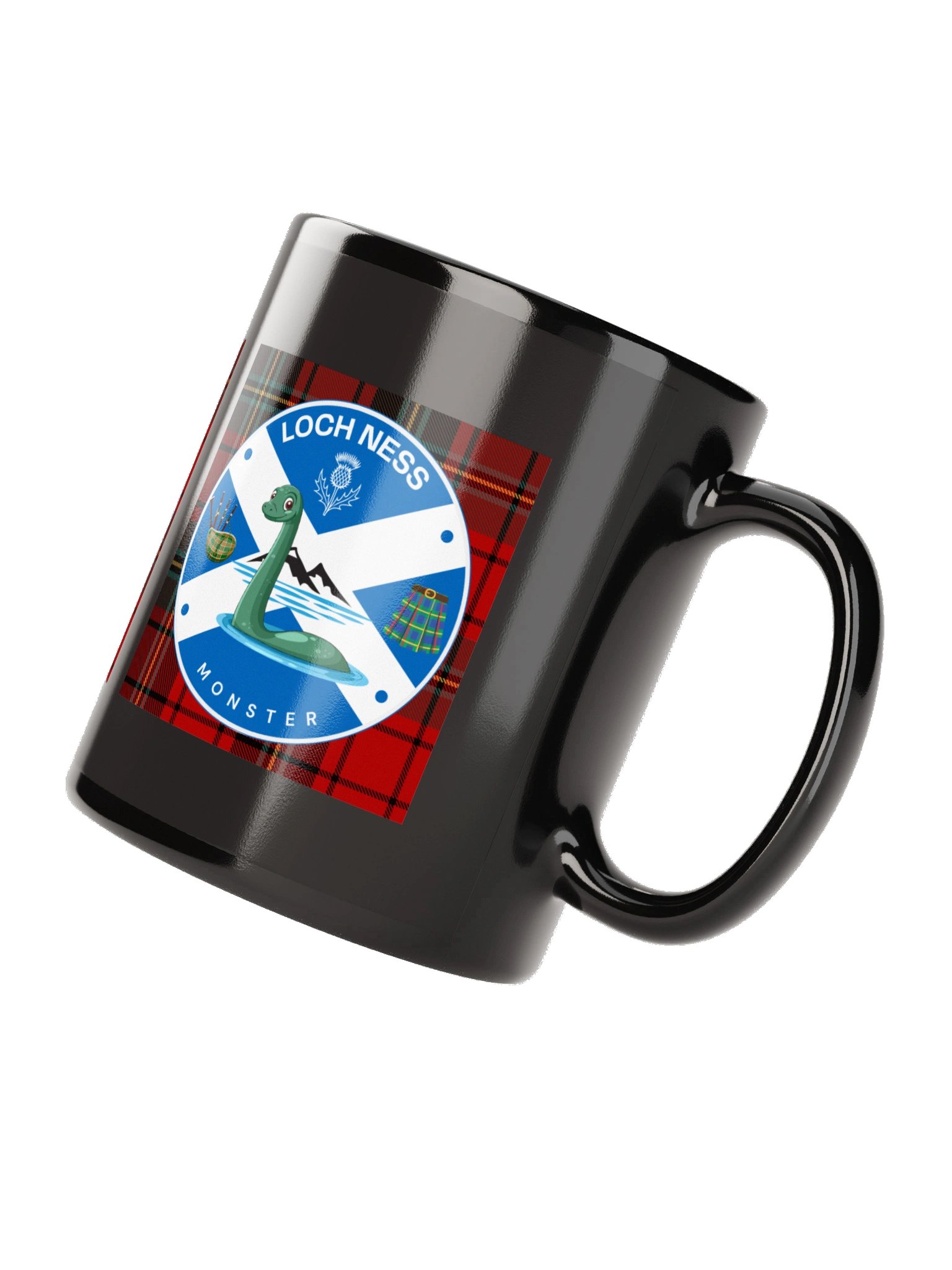 Loch Ness Monster Plaid Mug product image (8)