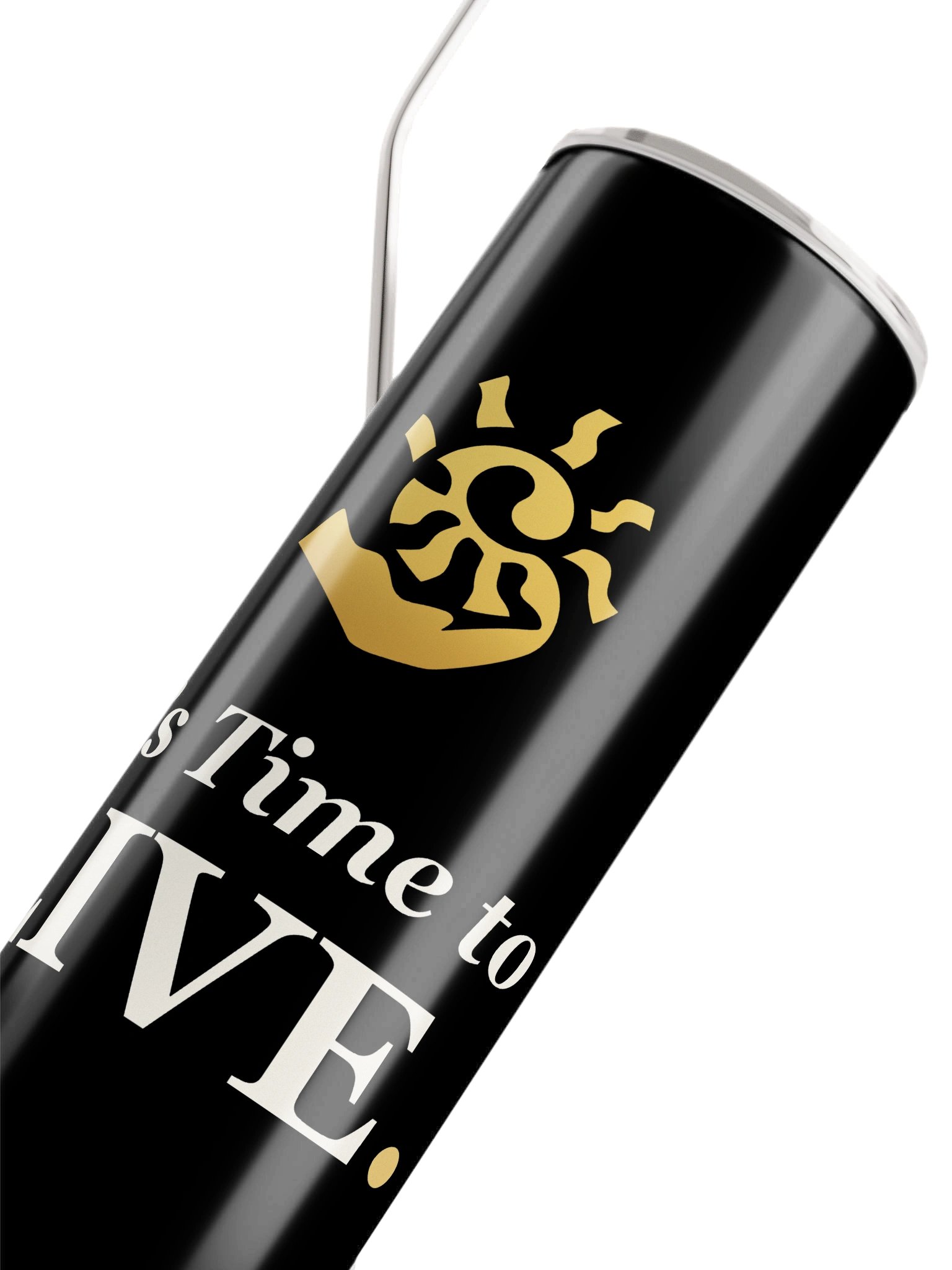 It's Time to LIVE Tumbler — Black product image (4)