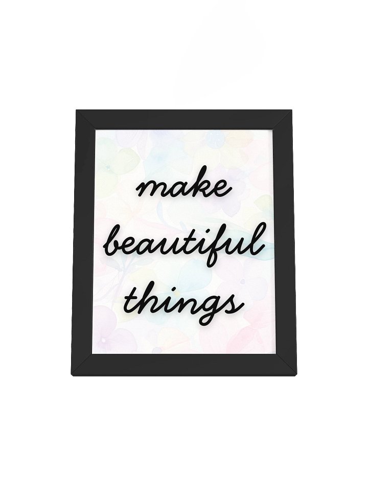 Make Beautiful Things Print product image (4)