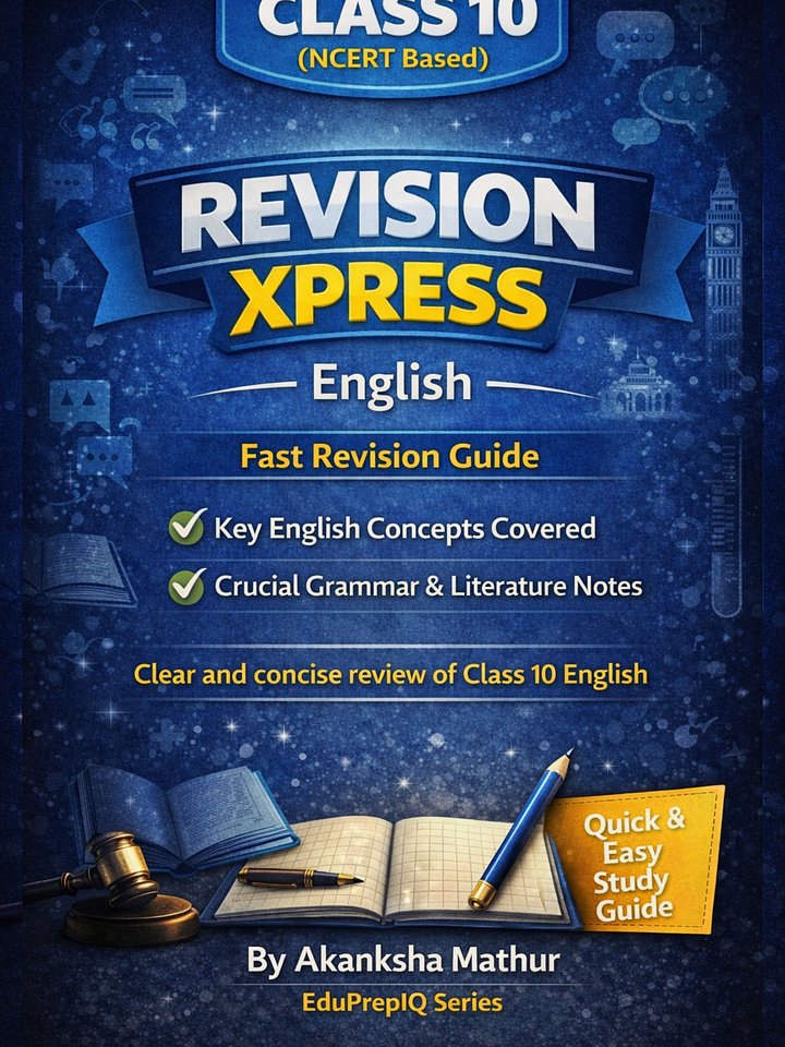 Class 10 English Revision Xpress product image (1)