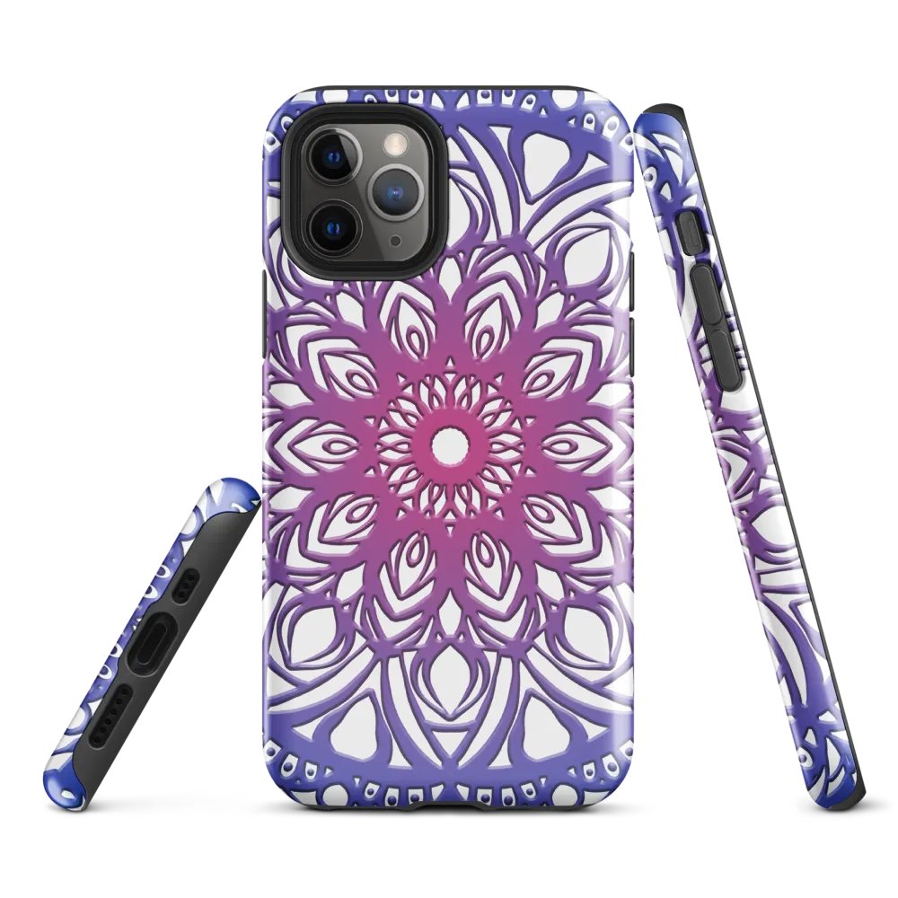 Purple blue mandala Phone case product image (4)