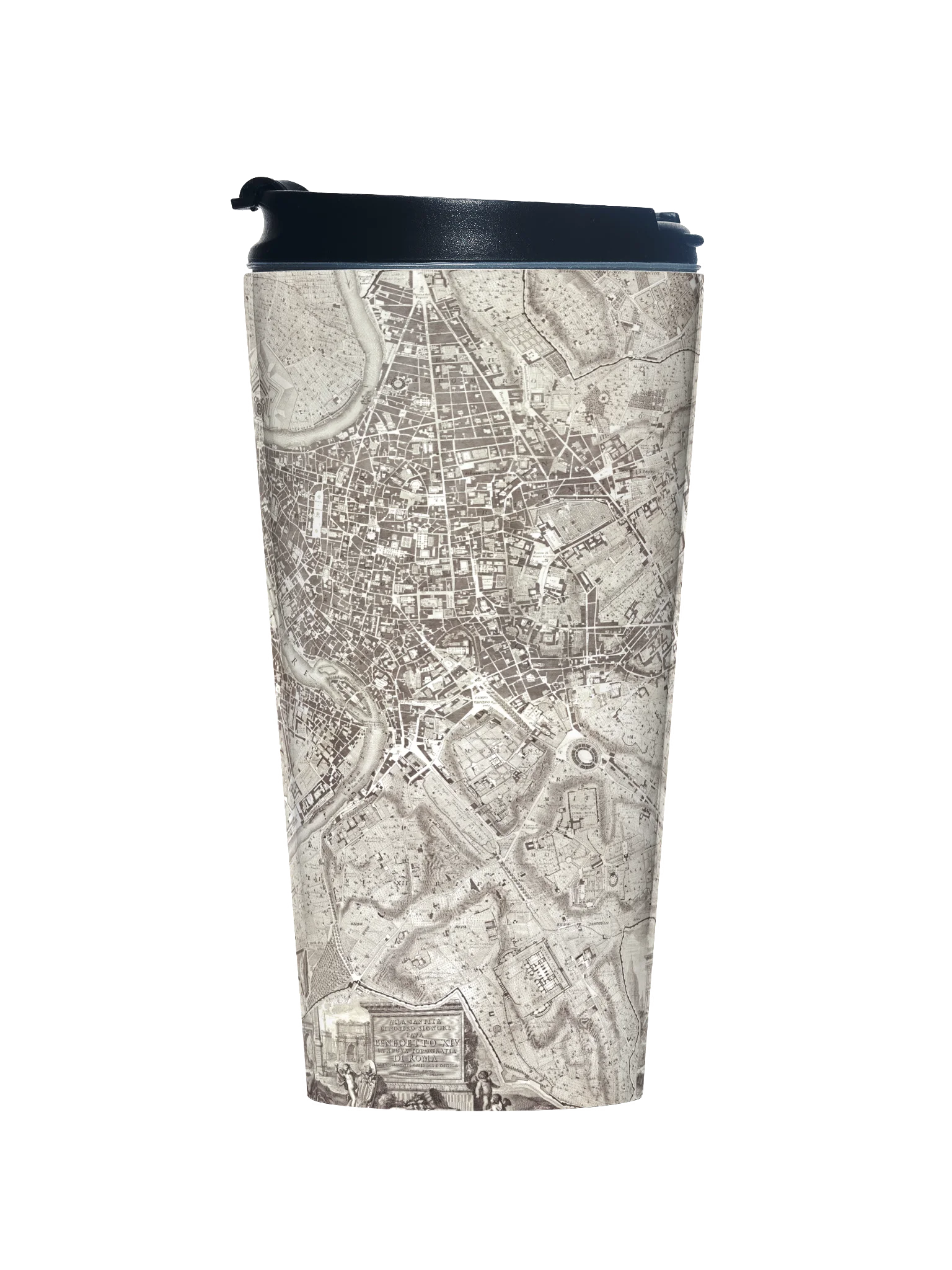 Historic Rome Map Travel Mug product image (1)