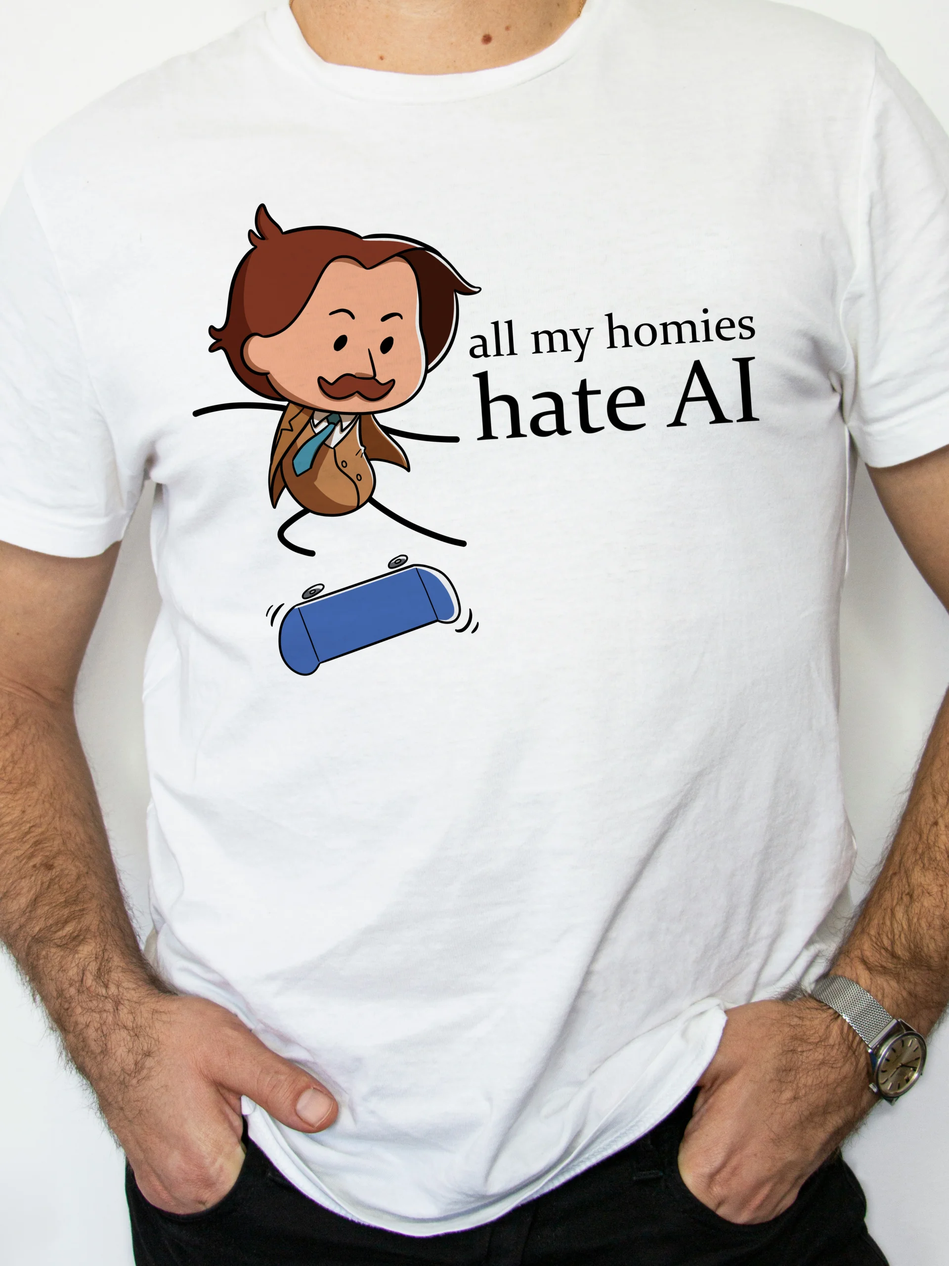 All My Homies Hate AI T Shirt product image (1)