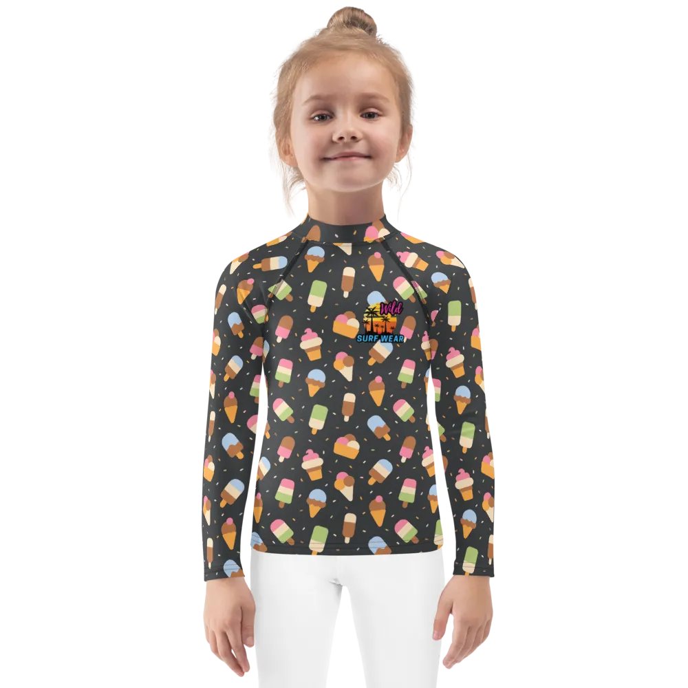 Wild Ice Cream Kids Rash Guard product image (3)