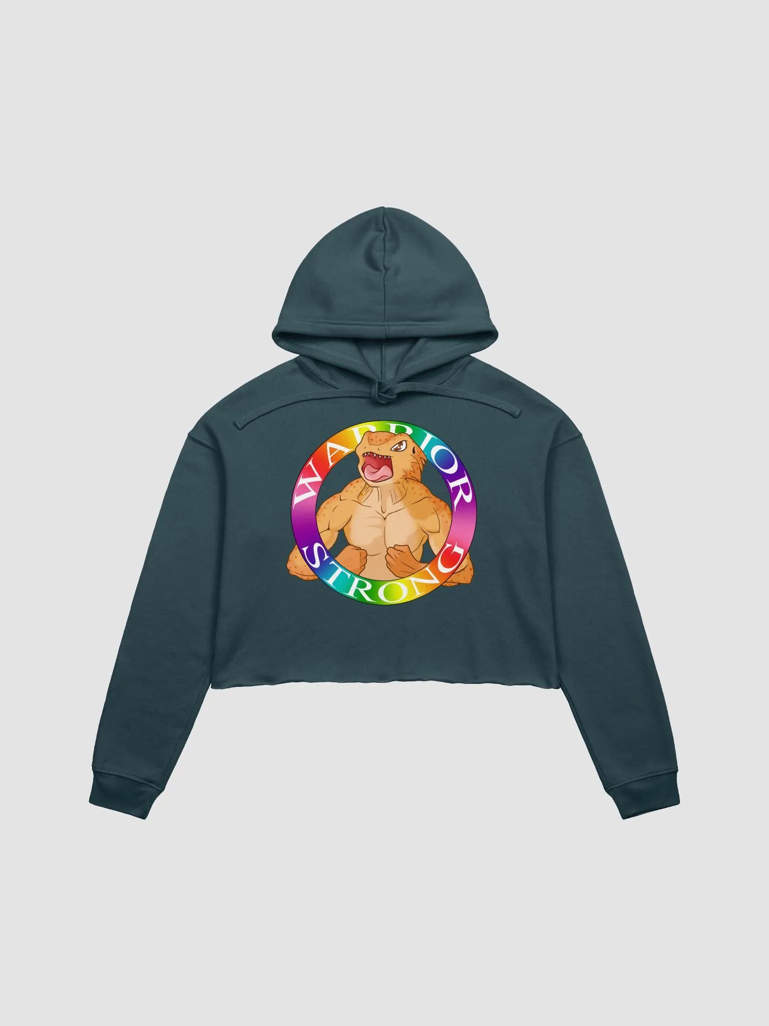 Warrior PRIDE Warrior STRONG Crop Top Hoodie product image (8)