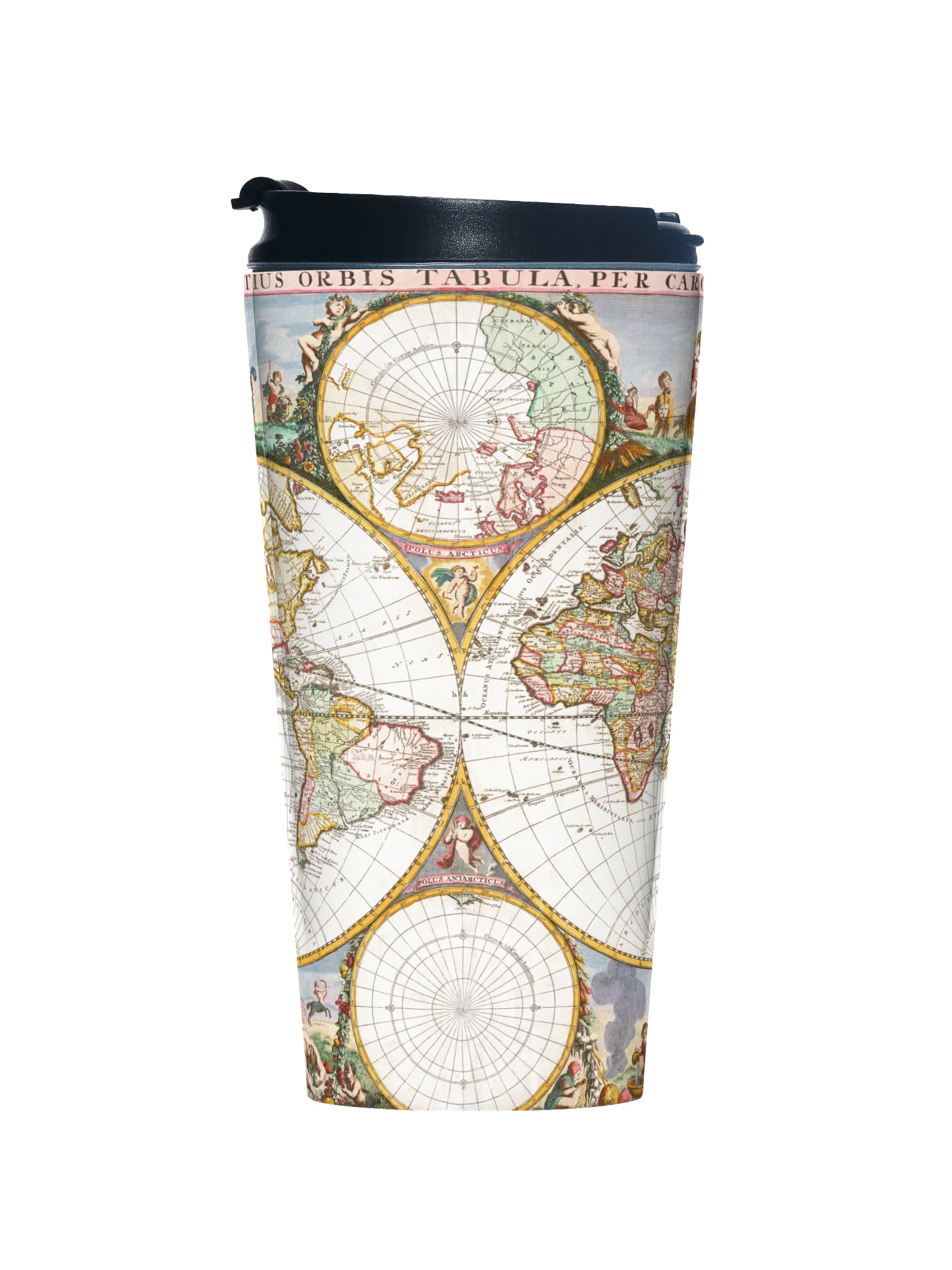 Vintage World Map Travel Mug product image (1)