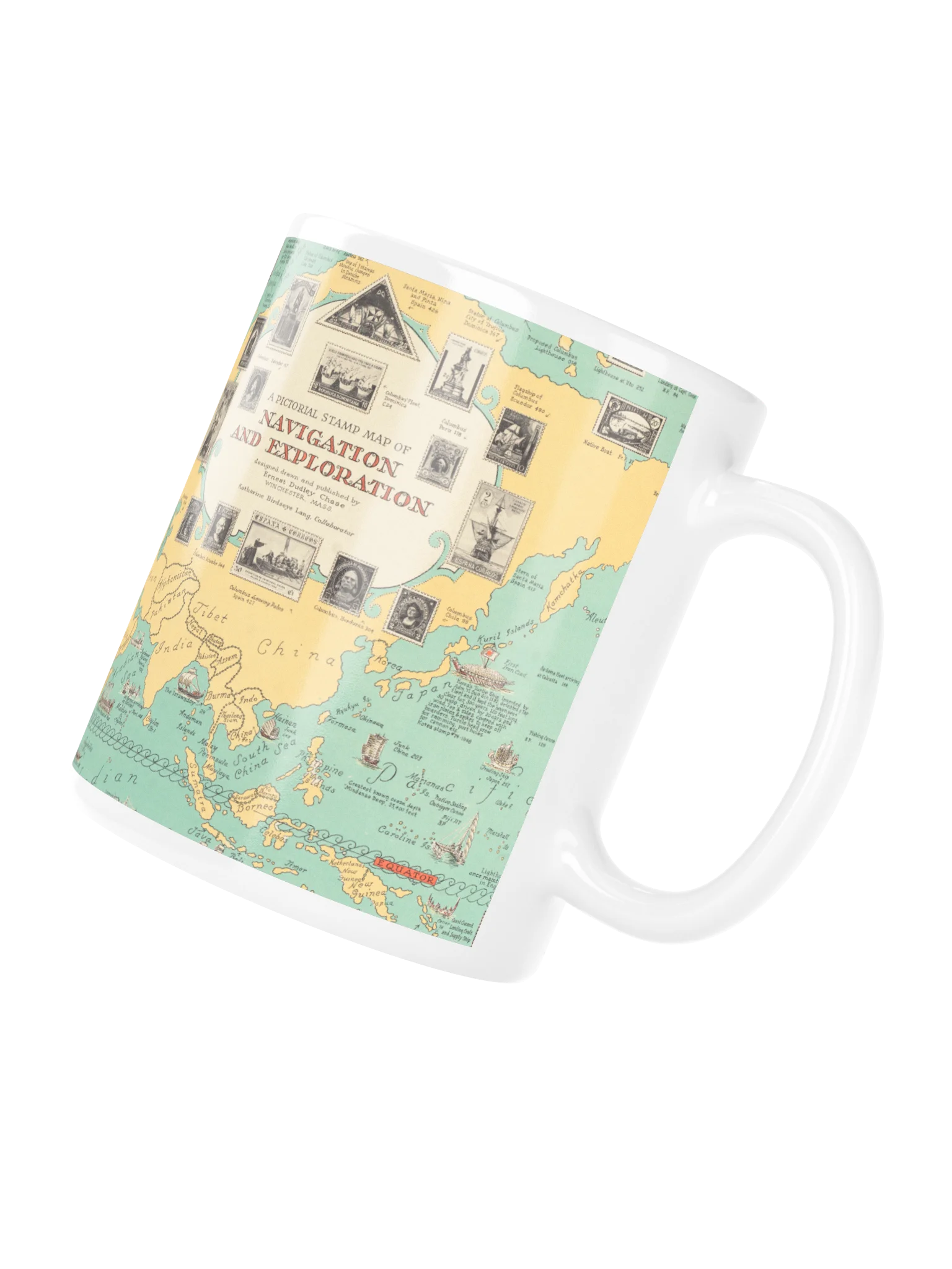 Navigation & Exploration Map Mug product image (4)