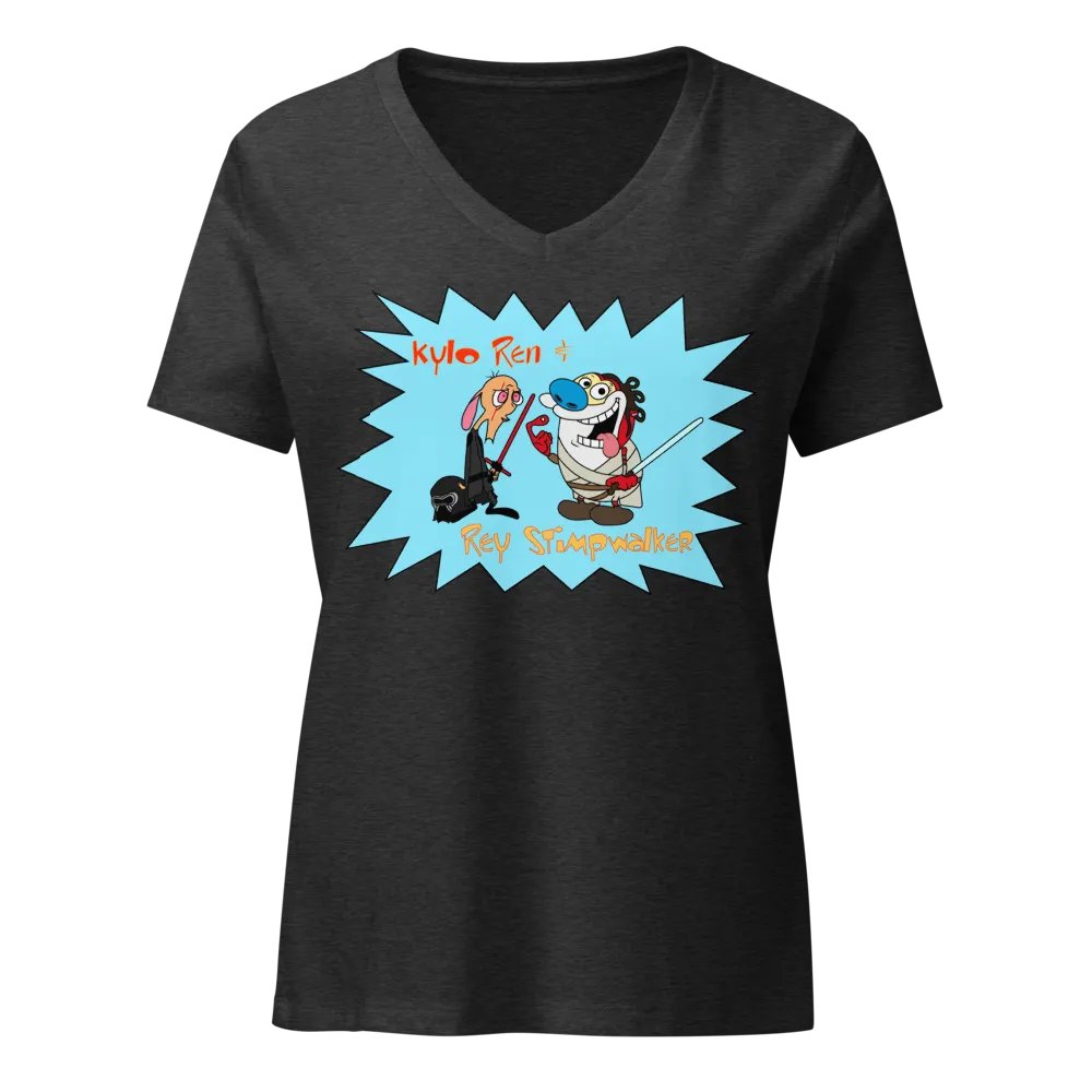 Kylo Ren & Rey Stimpwalker V Neck product image (3)