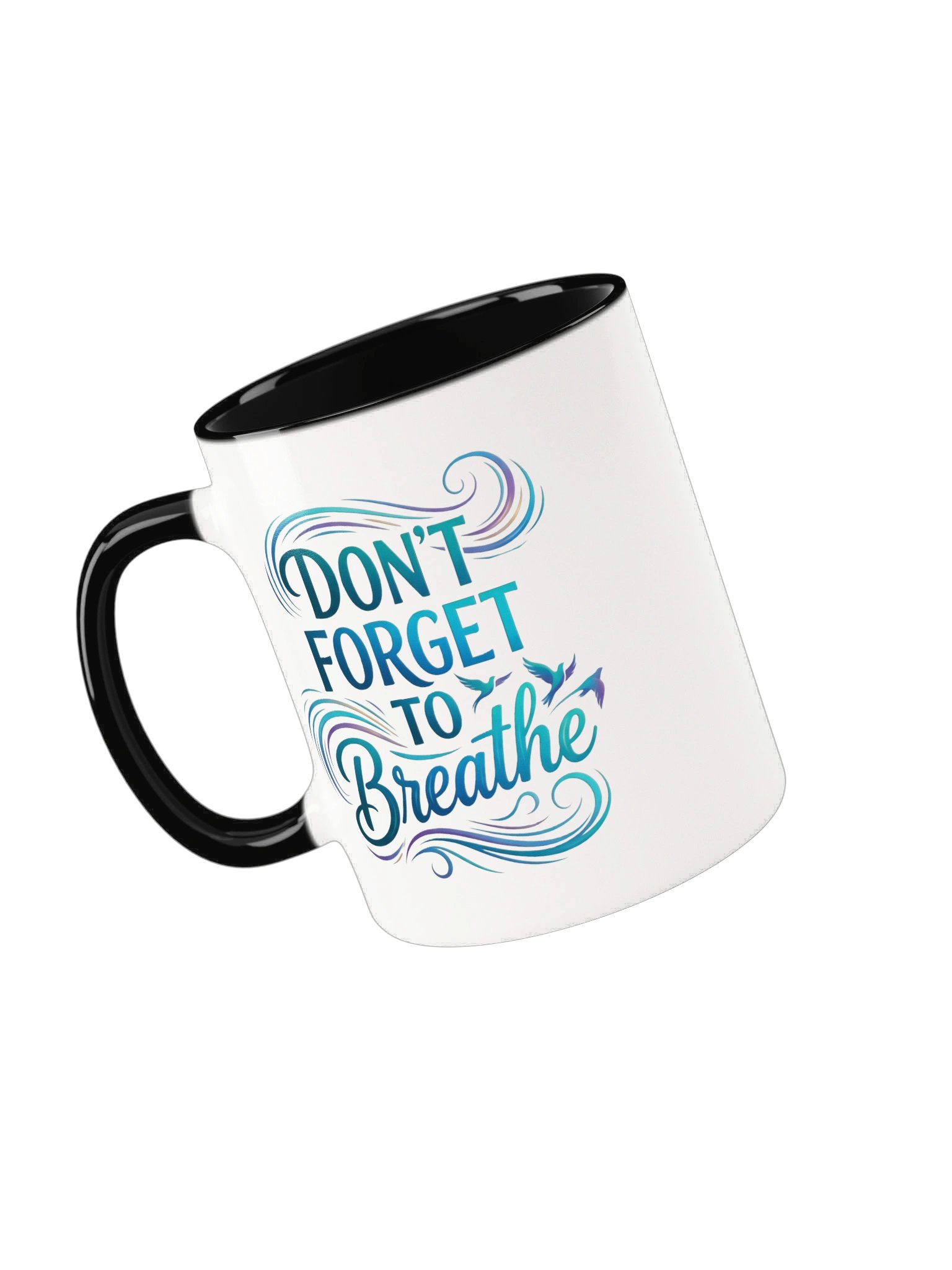 Don’t Forget to Breathe Ceramic Mug product image (1)