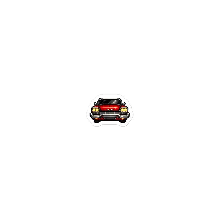 Christine Retro Pixel Art Laptop Sticker product image (1)