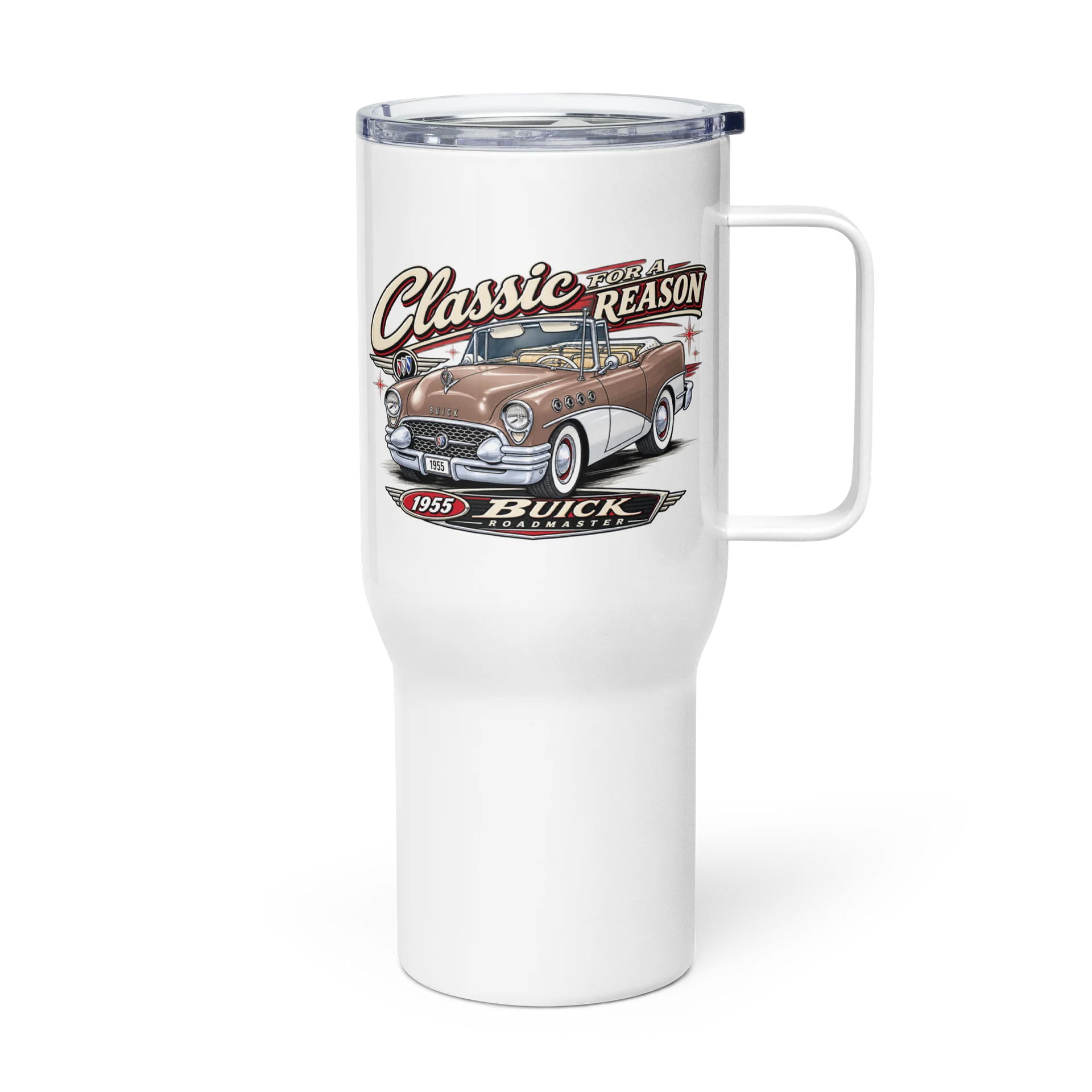 1955 Buick Roadmaster – Classic for a Reason Travel Tumbler product image (4)