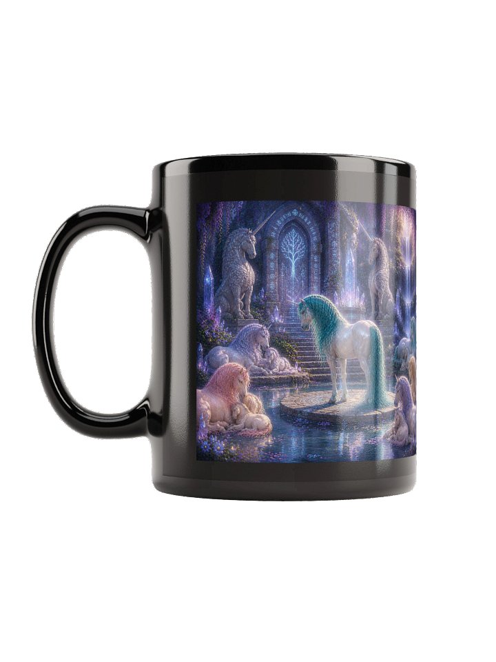 Crystal Palace Unicorns Black Glossy Mug product image (7)