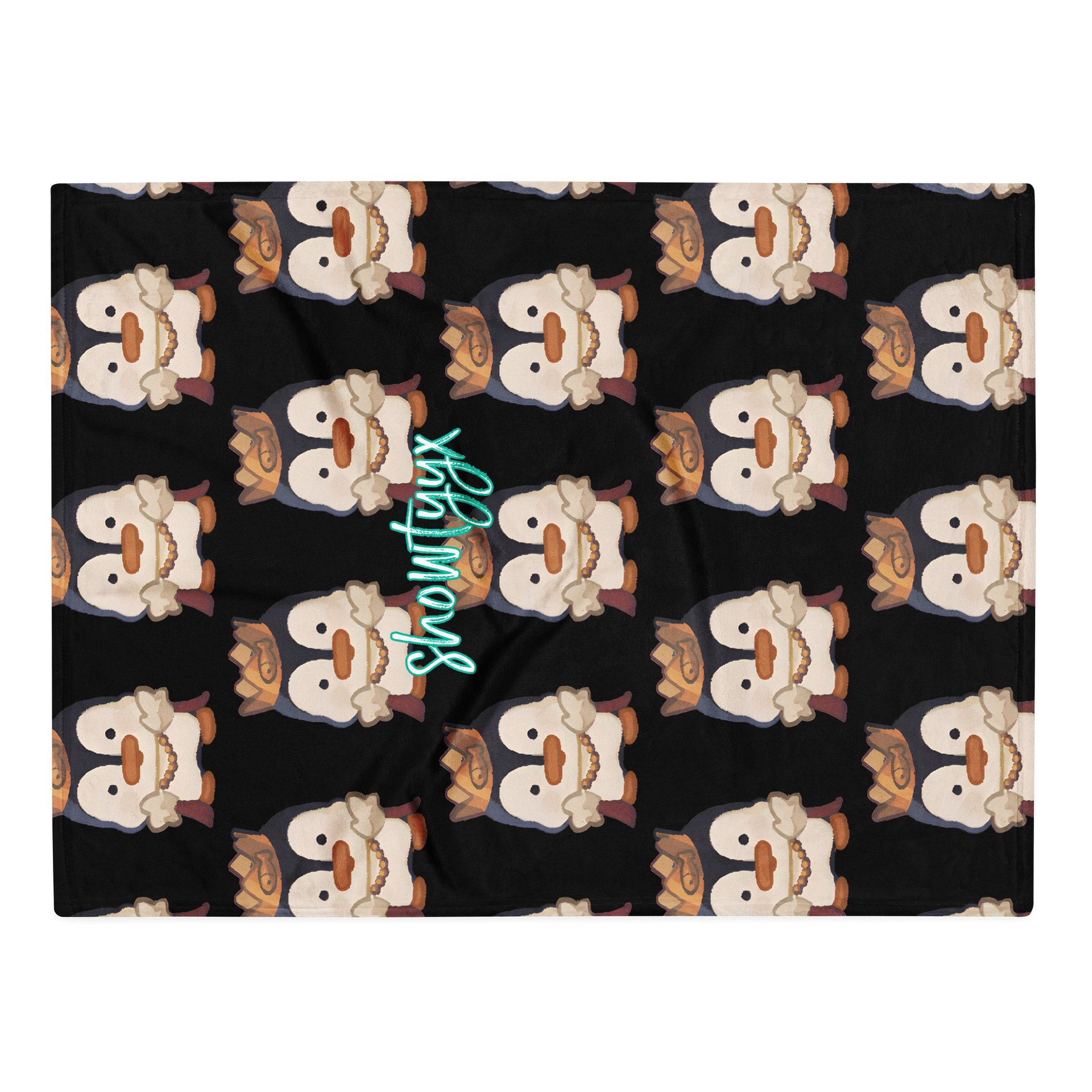 Black Queen Throw Blanket product image (1)