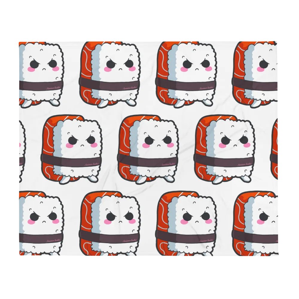 Sinister Sushii Plush Throw Blanket product image (2)
