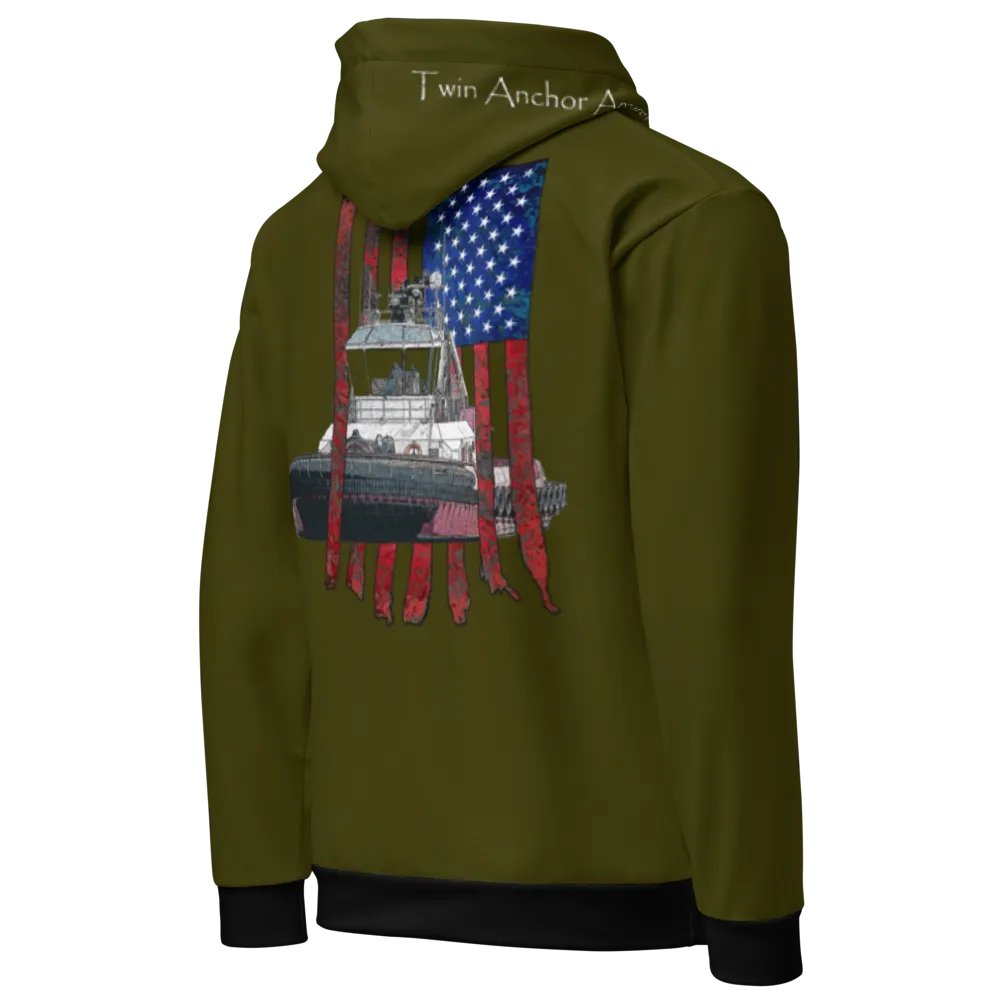 AF & Tug Athena (Green) – Performance Marine Wear | Twin Anchor Apparel North Current Line product image (9)