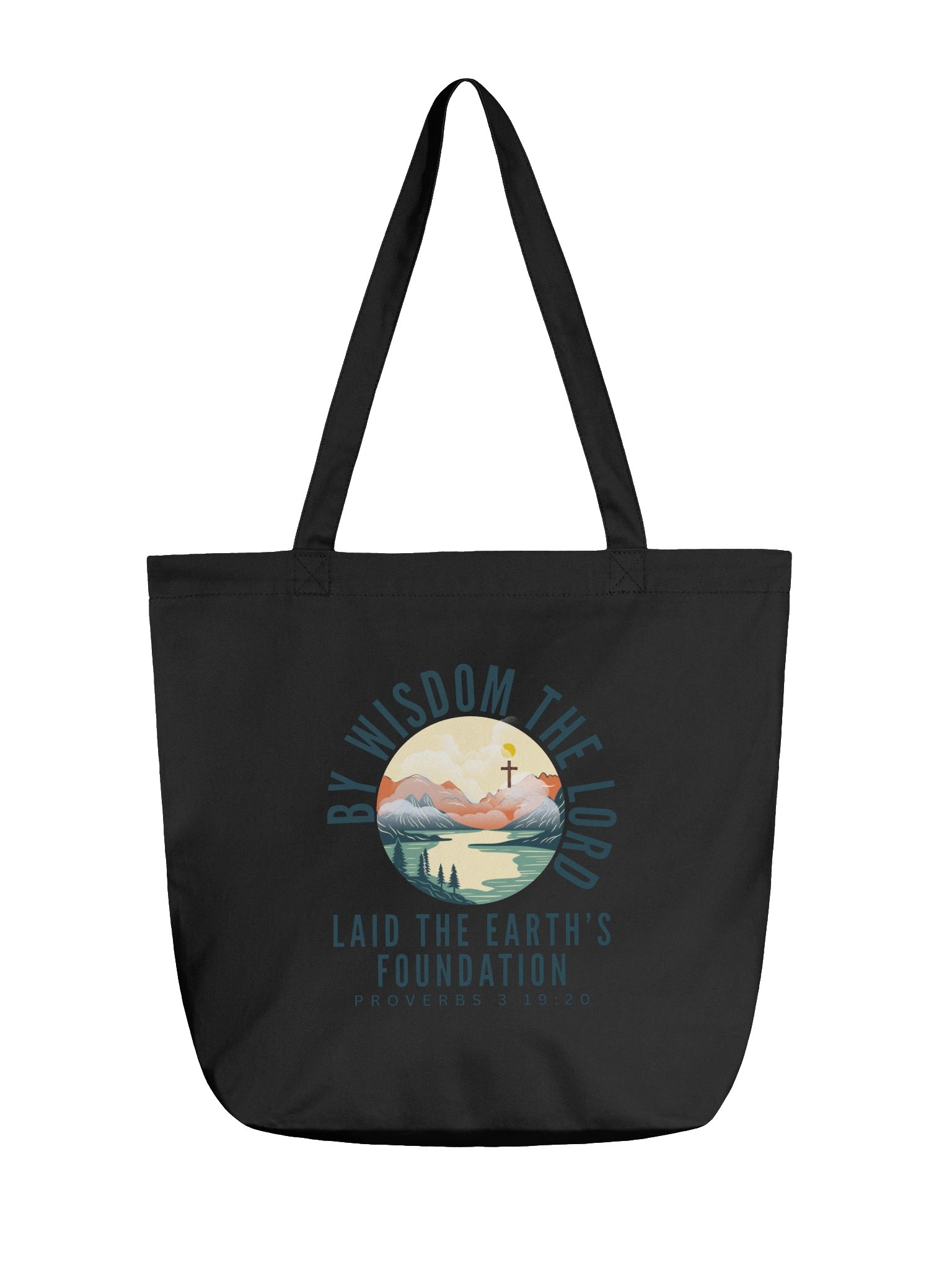 By Wisdom the Lord Tote Bag product image (1)