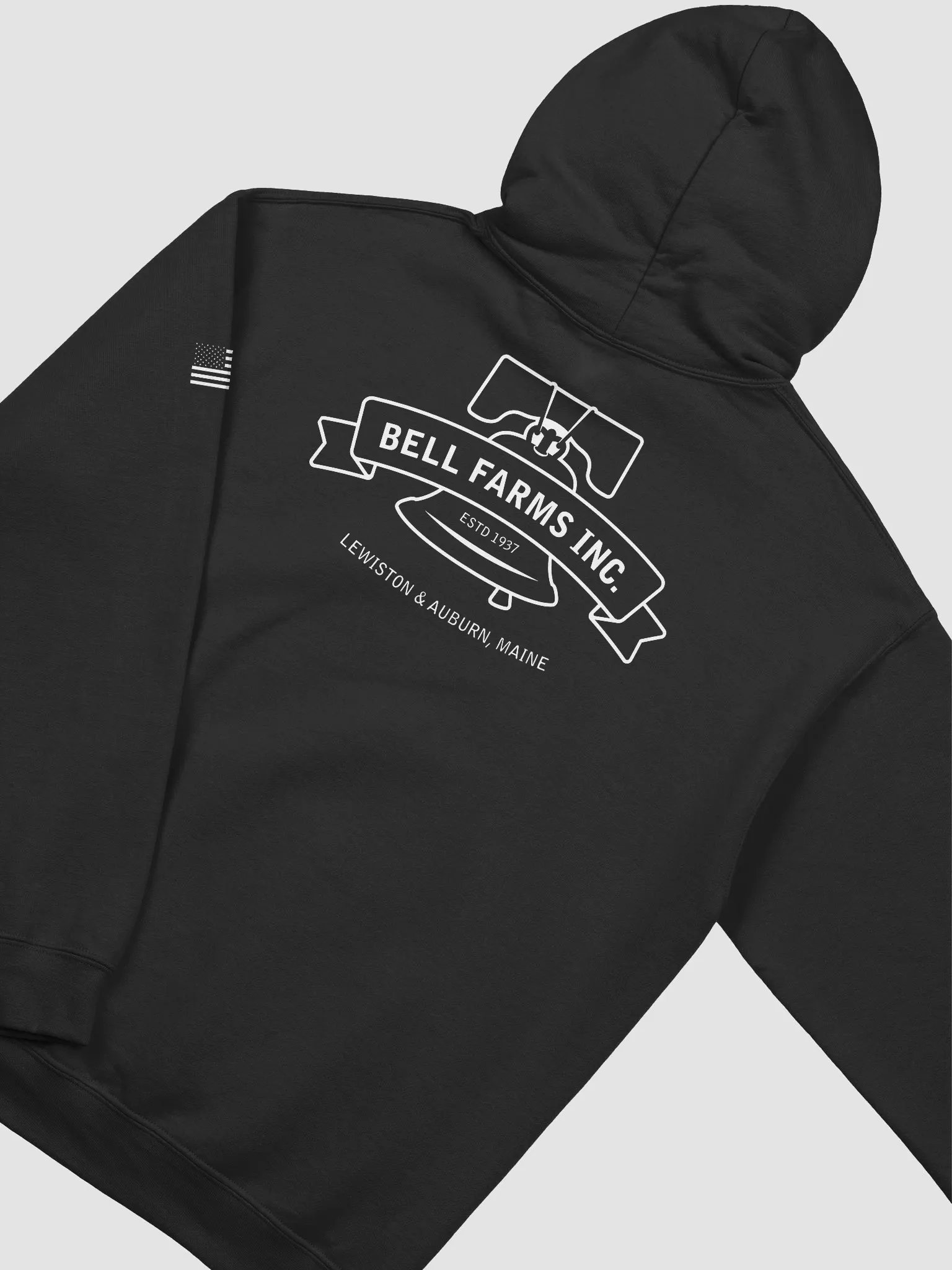 Hoodie with white logo product image (4)